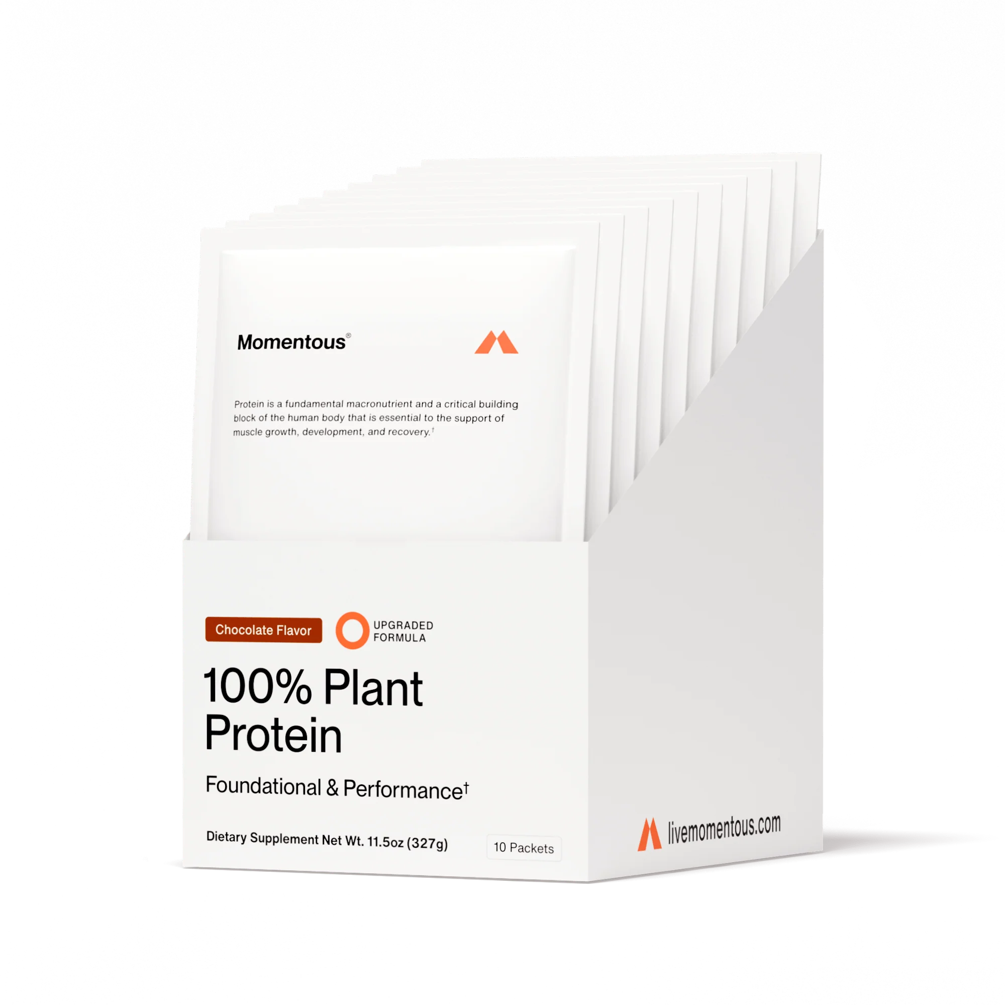 Momentous 100% Plant Protein 10-Travel Packs