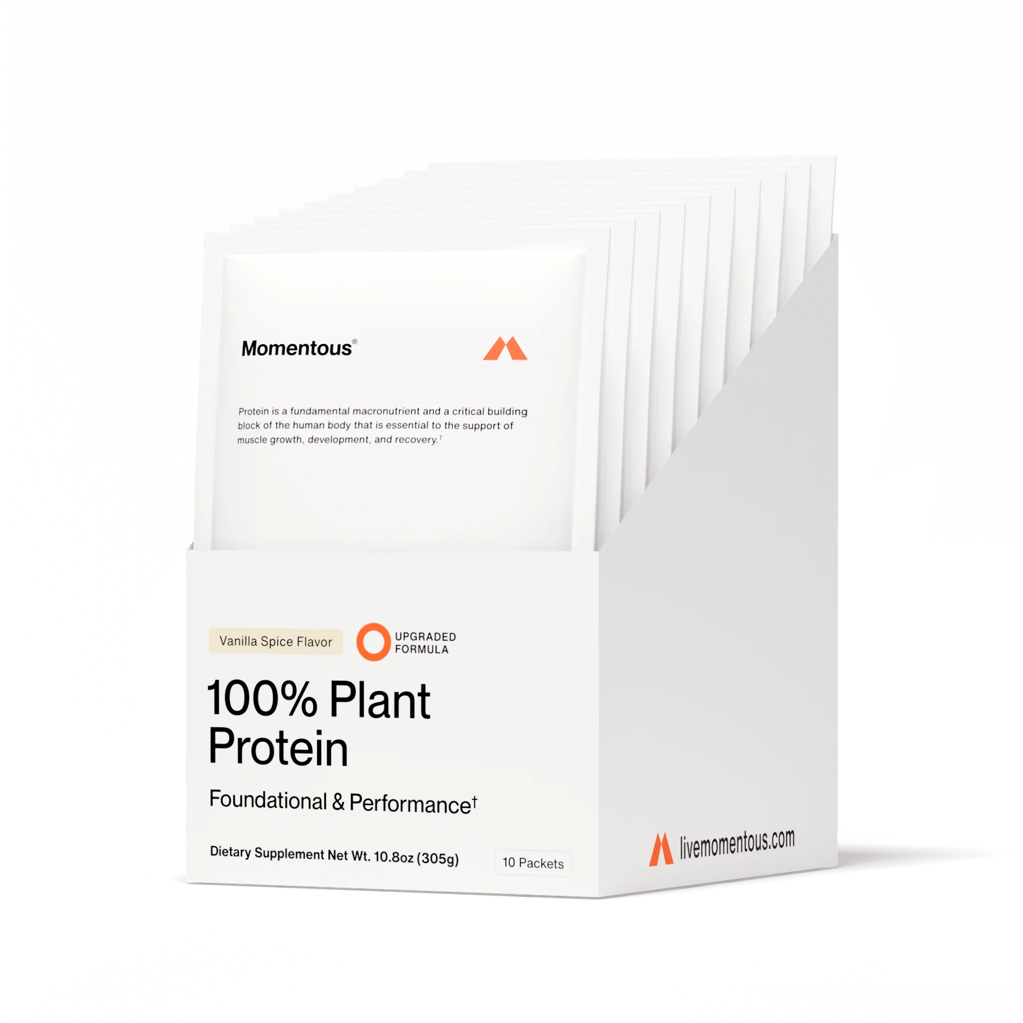 Momentous 100% Plant Protein 10-Travel Packs - Image 3
