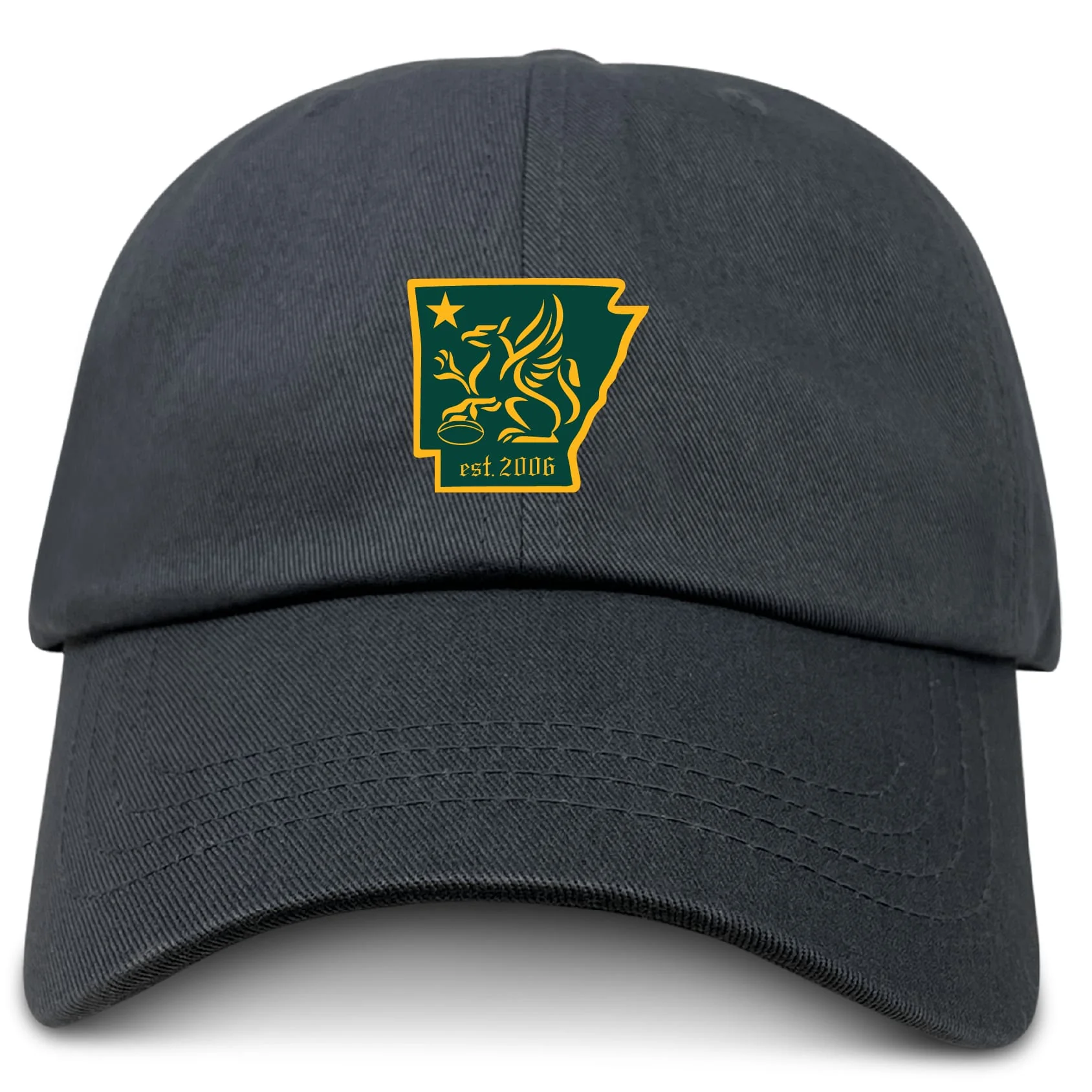 Arkansas Gryphons Adult Low-Profile Cotton Twill Dad Cap - Image 2
