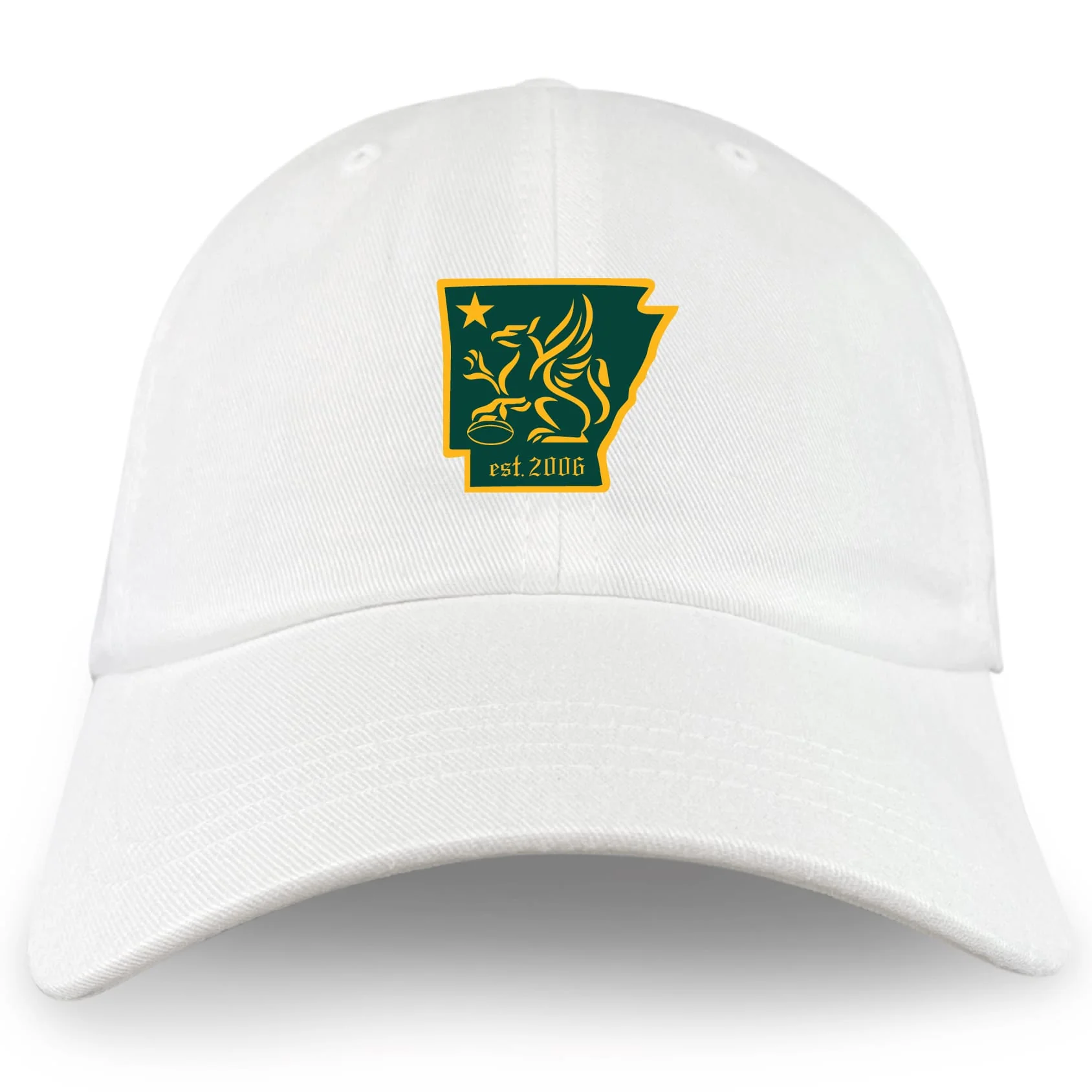 Arkansas Gryphons Adult Low-Profile Cotton Twill Dad Cap - Image 3
