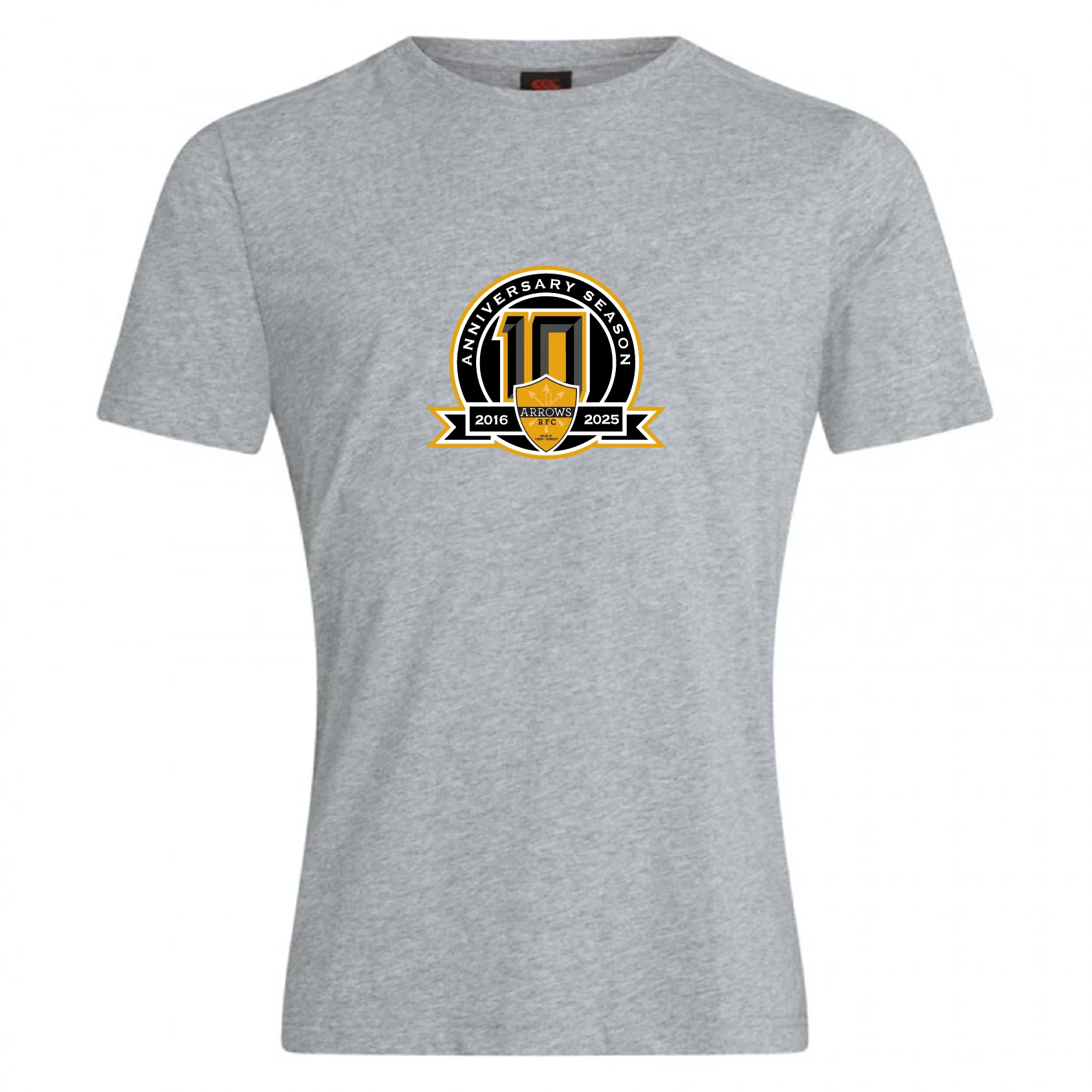 Arrows Rugby Club 10th Anniversary Club Plain Tee by Canterbury - Image 3
