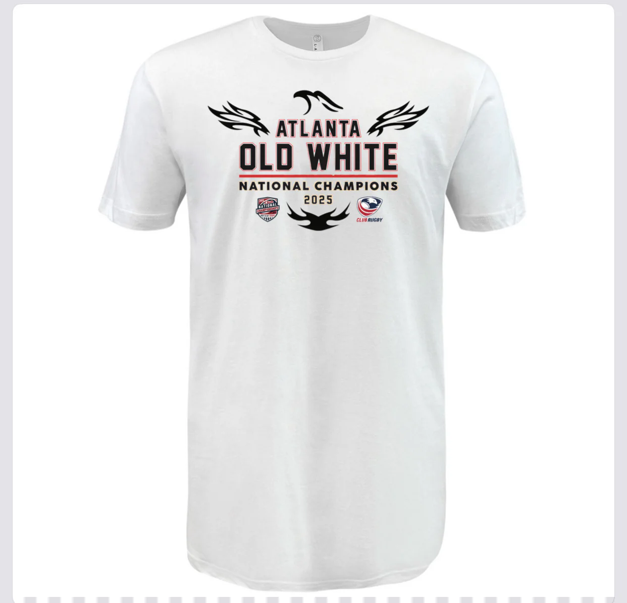 Atlanta Old White RFC 2025 National Champions T-Shirt