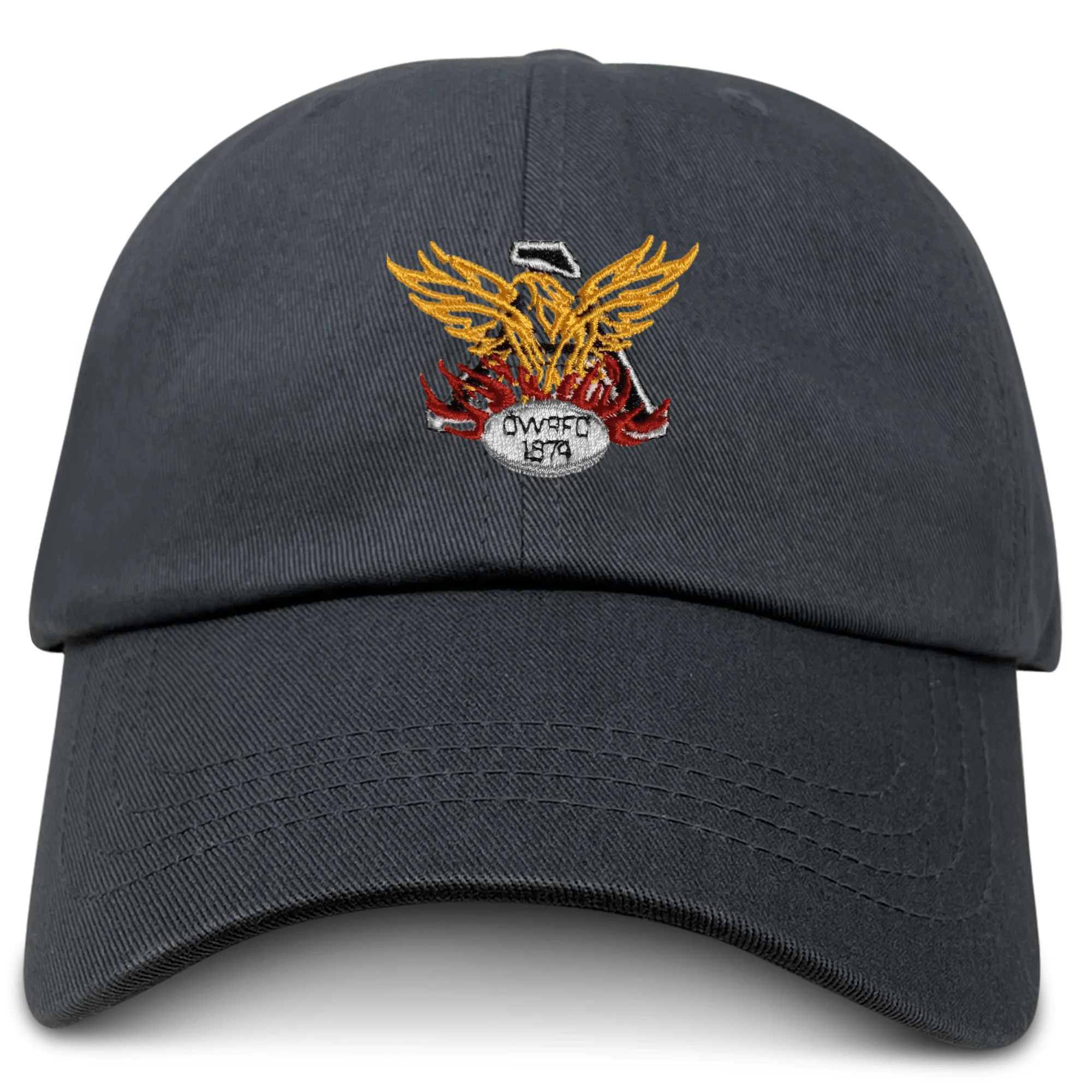 Atlanta Old White Rugby Adult Low-Profile Cotton Twill Dad Cap - Image 3
