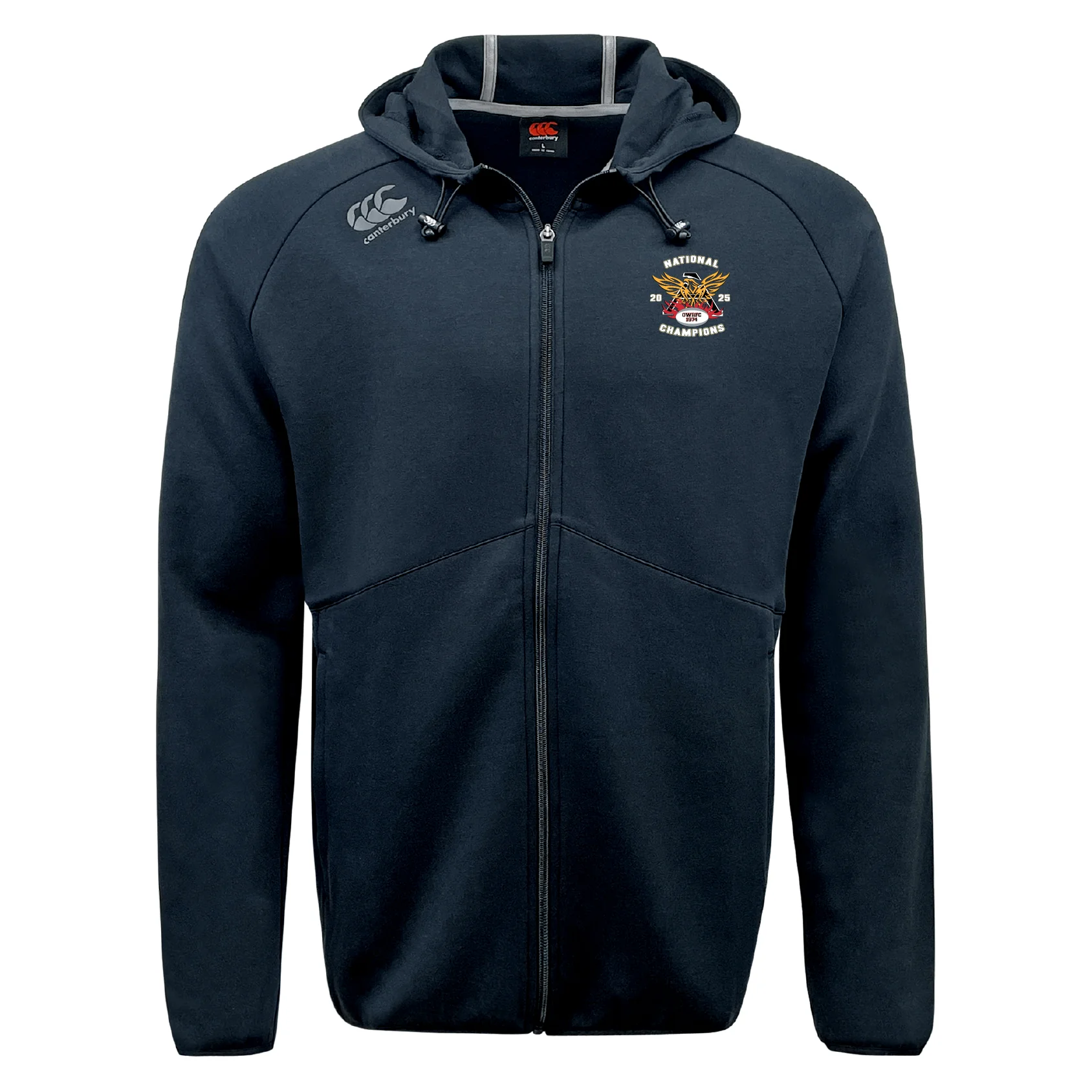 Atlanta Old White Rugby Champs Tempo Vapodri Full-Zip Hoodie by Canterbury - Image 2