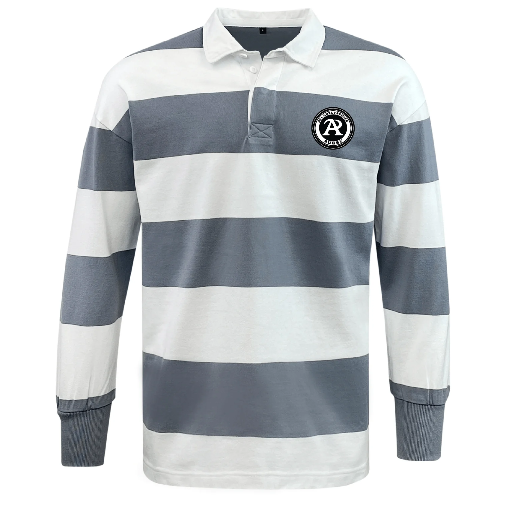 Atlanta Premier Rugby Club Classic Long Sleeve Hooped Rugby Jersey