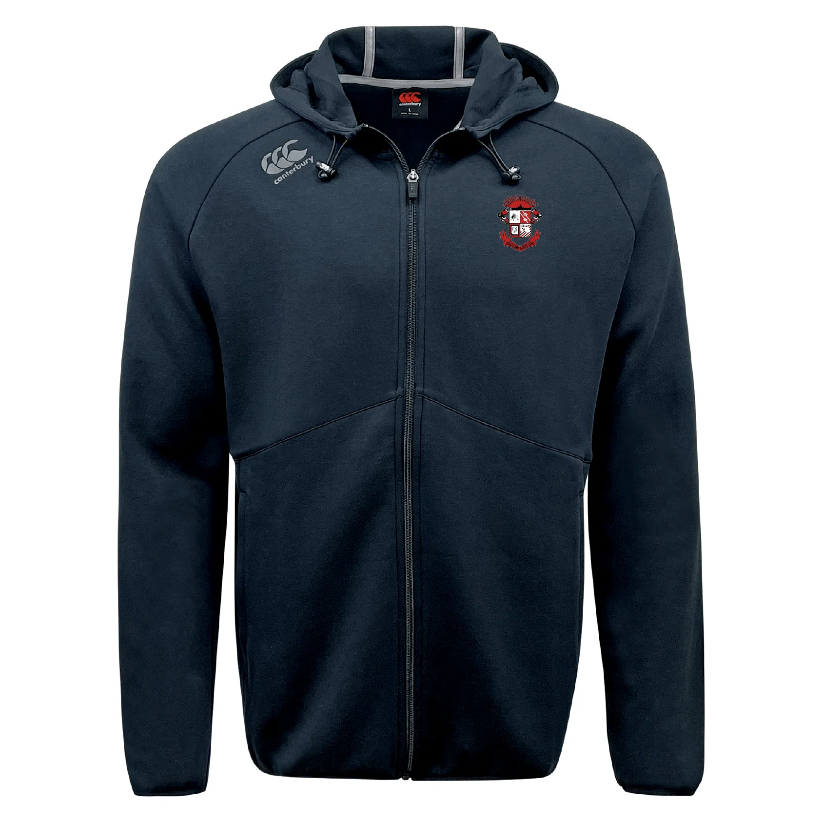 Battleship Rugby Club Tempo Vapodri Full-Zip Hoodie by Canterbury