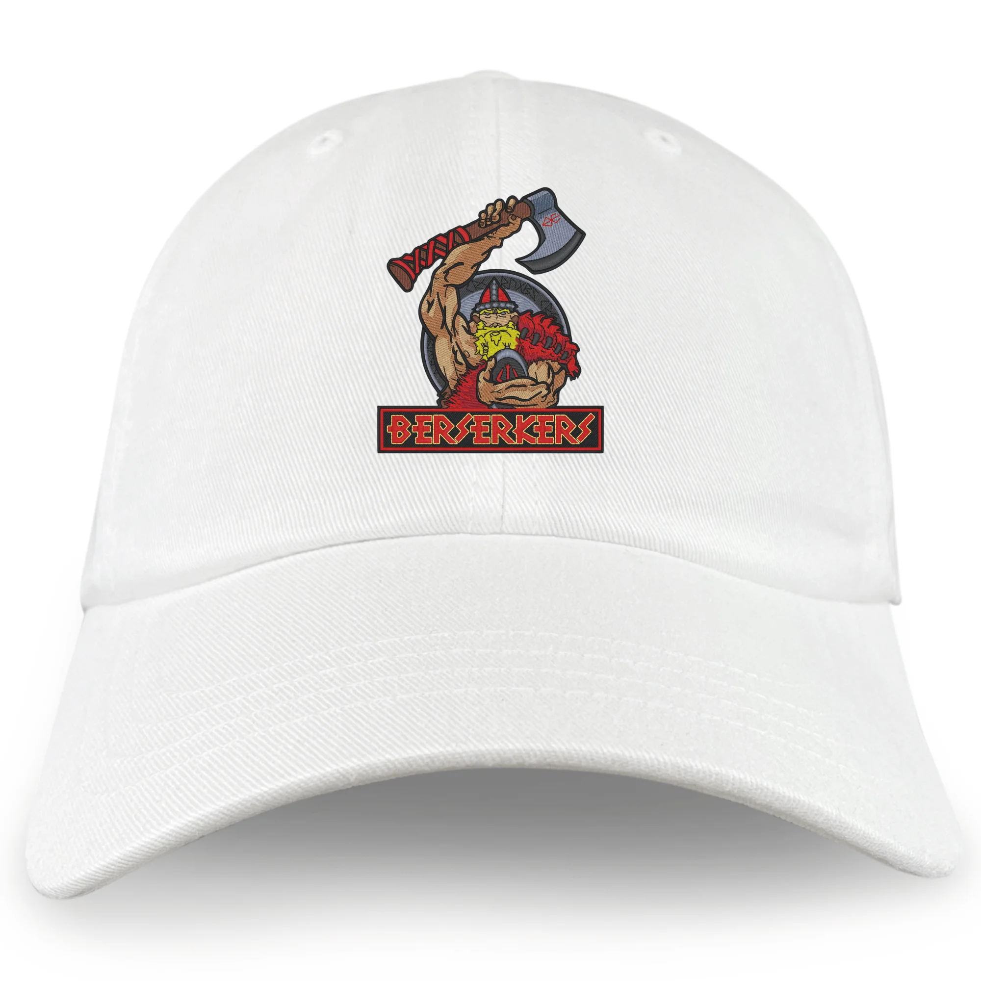 Berserkers Adult Low-Profile Cotton Twill Dad Cap - Image 3