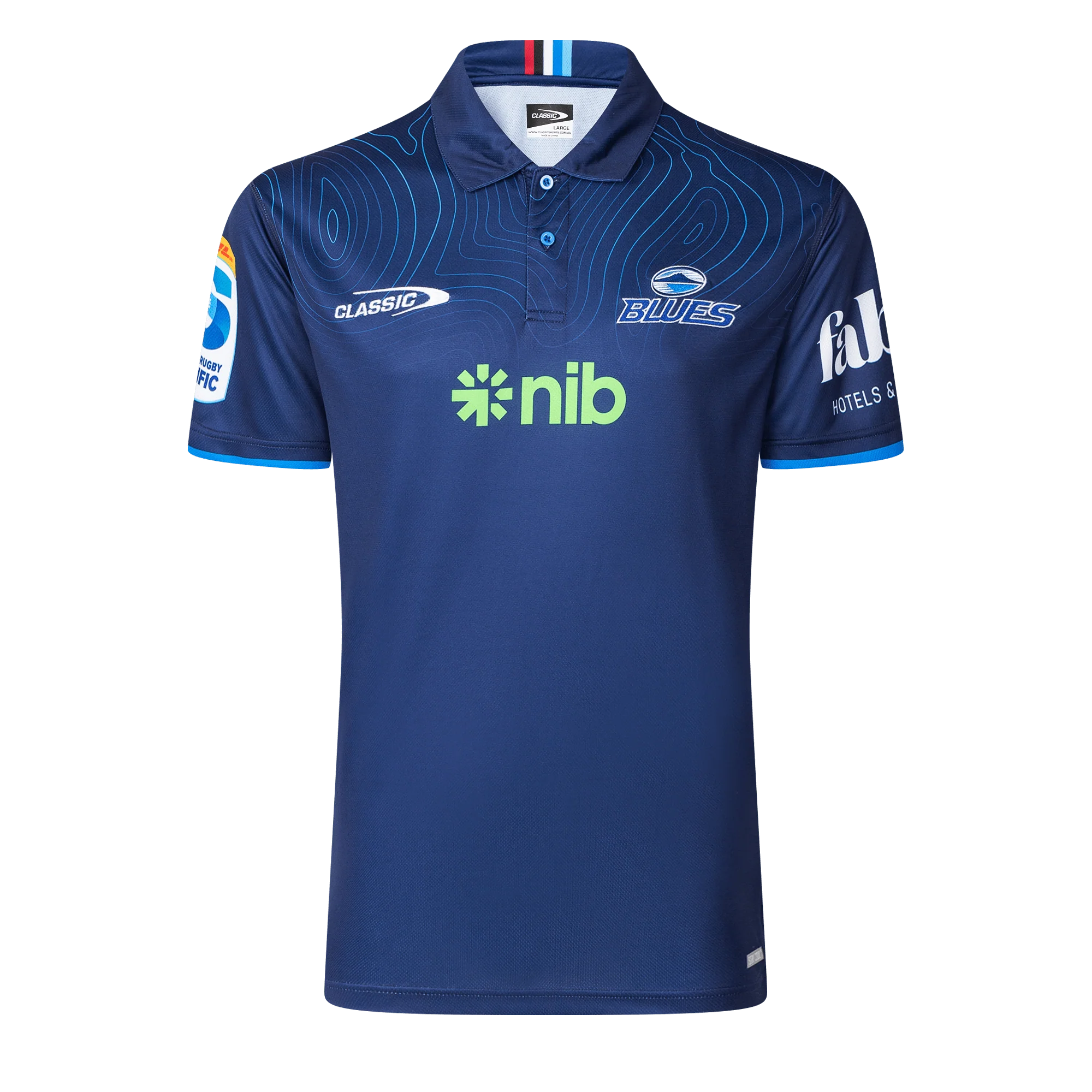 Blues Super Rugby 25/26 Team Polo by Classic Sportswear