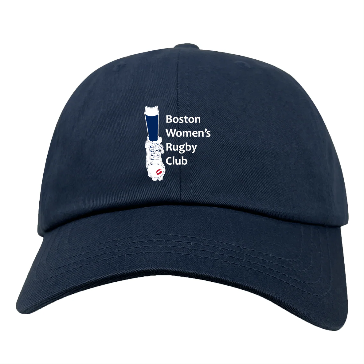 Boston Women's RFC Adult Low-Profile Cotton Twill Dad Cap - Image 2