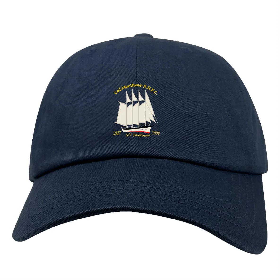 Cal Maritime Rugby Adult Low-Profile Cotton Twill Dad Cap - Image 2