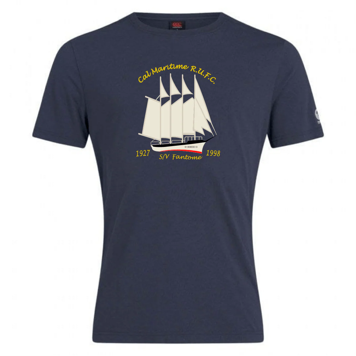 Cal Maritime Rugby Club Plain Tee by Canterbury - Image 3