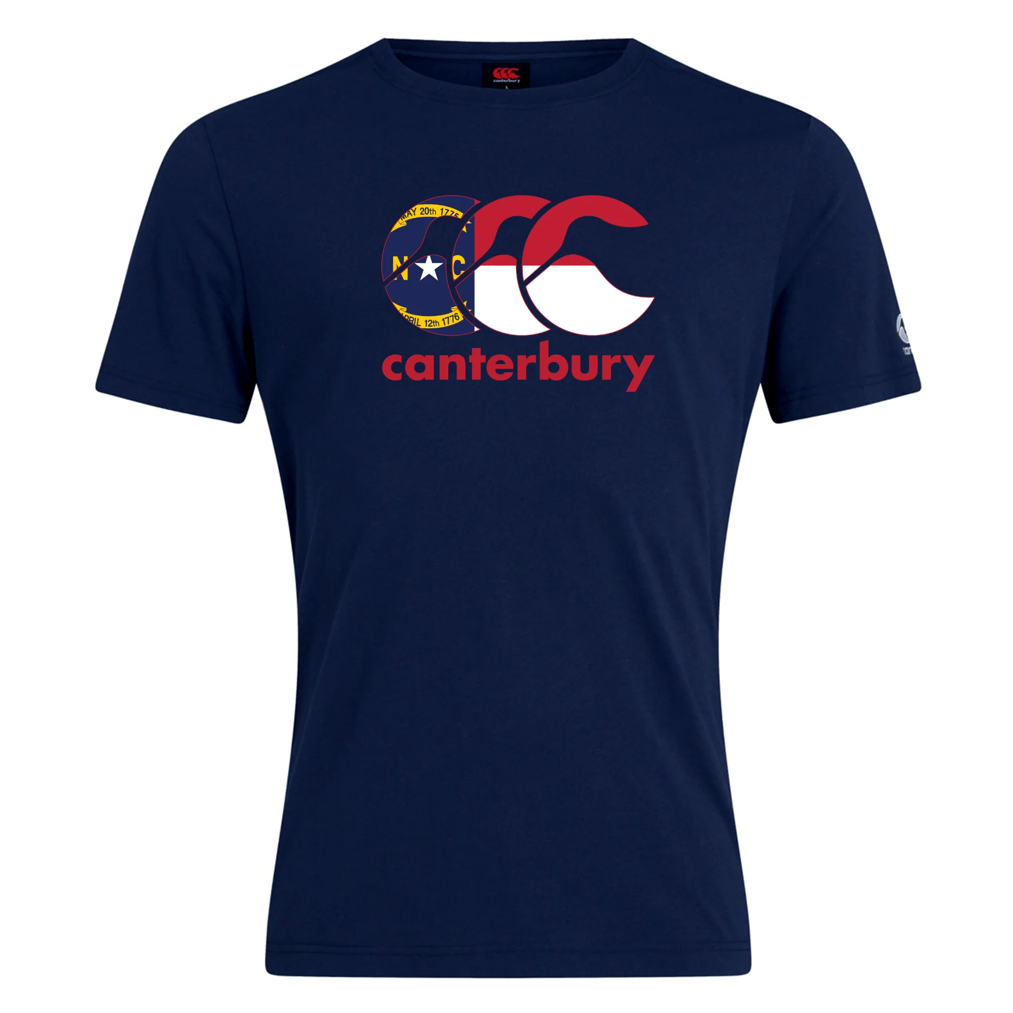 Canterbury North Carolina CCC Flag Club T-shirt - Image 4