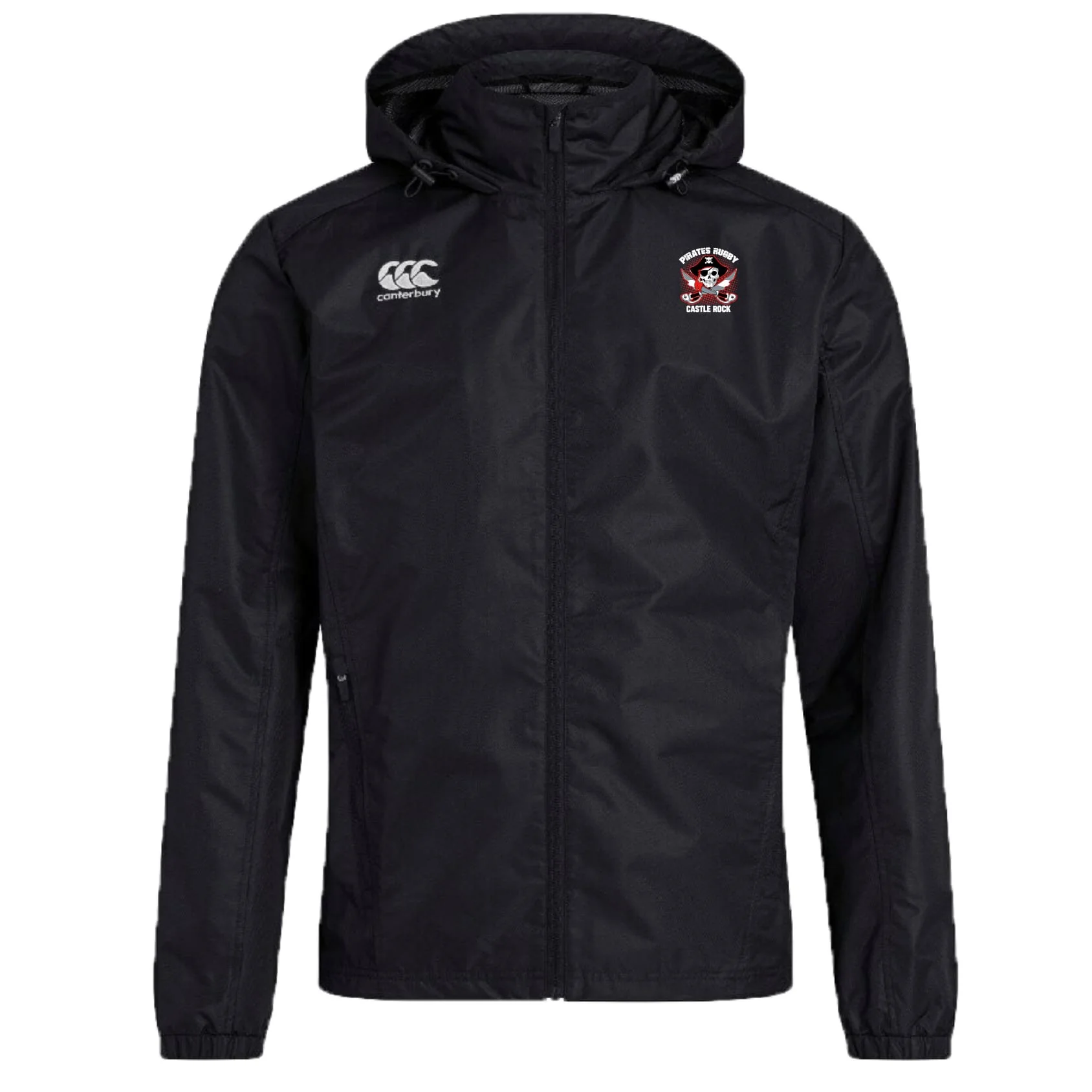 Castle Rock Pirates Rugby Club Vaposhield Full Zip Rain Jacket by Canterbury