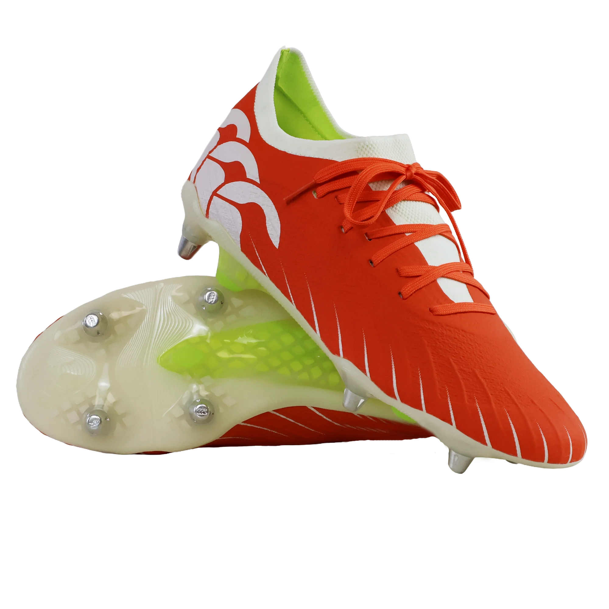 Canterbury Speed Falcon Elite SG - Tangerine Tango/Snow White
