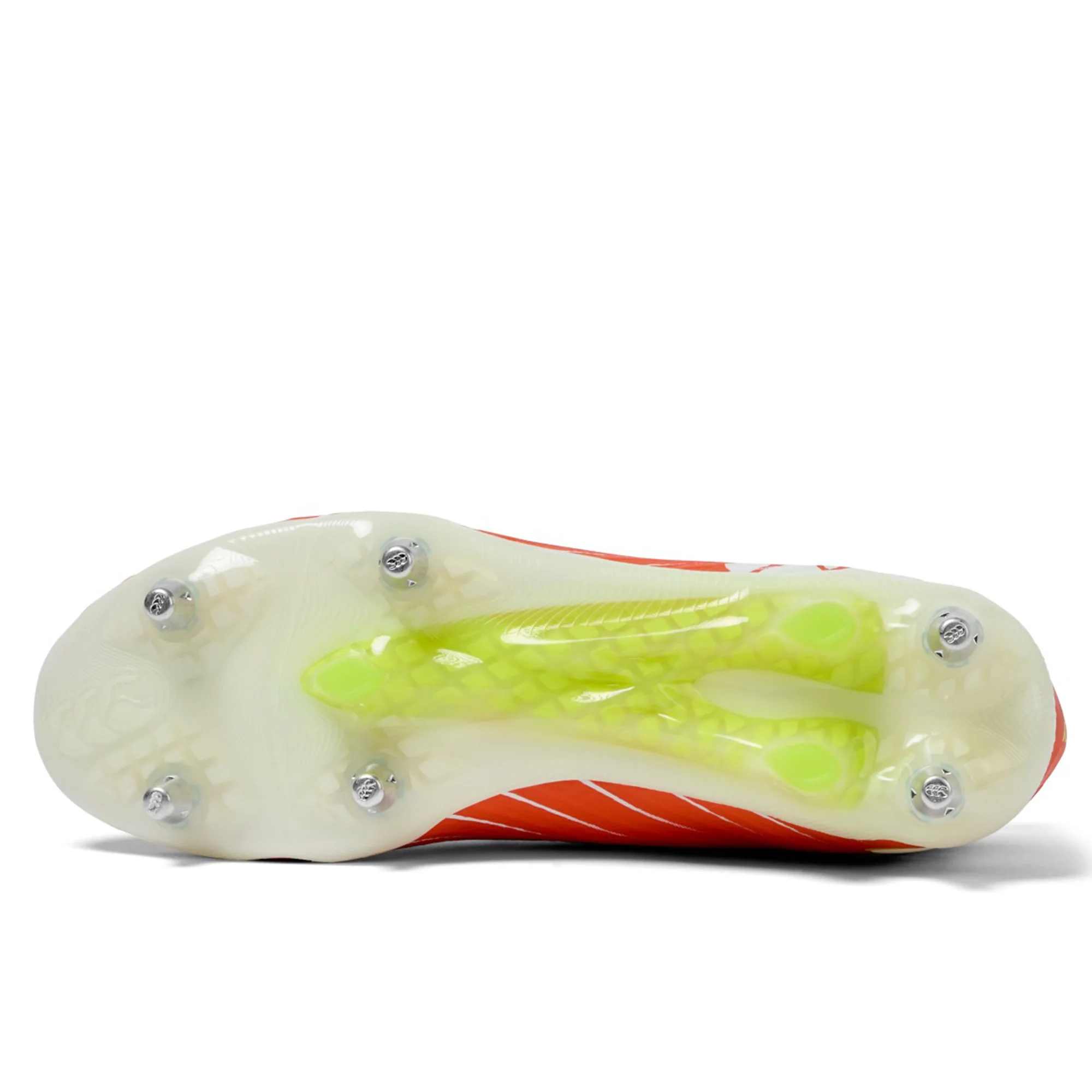 Canterbury Speed Falcon Elite SG - Tangerine Tango/Snow White - Image 10