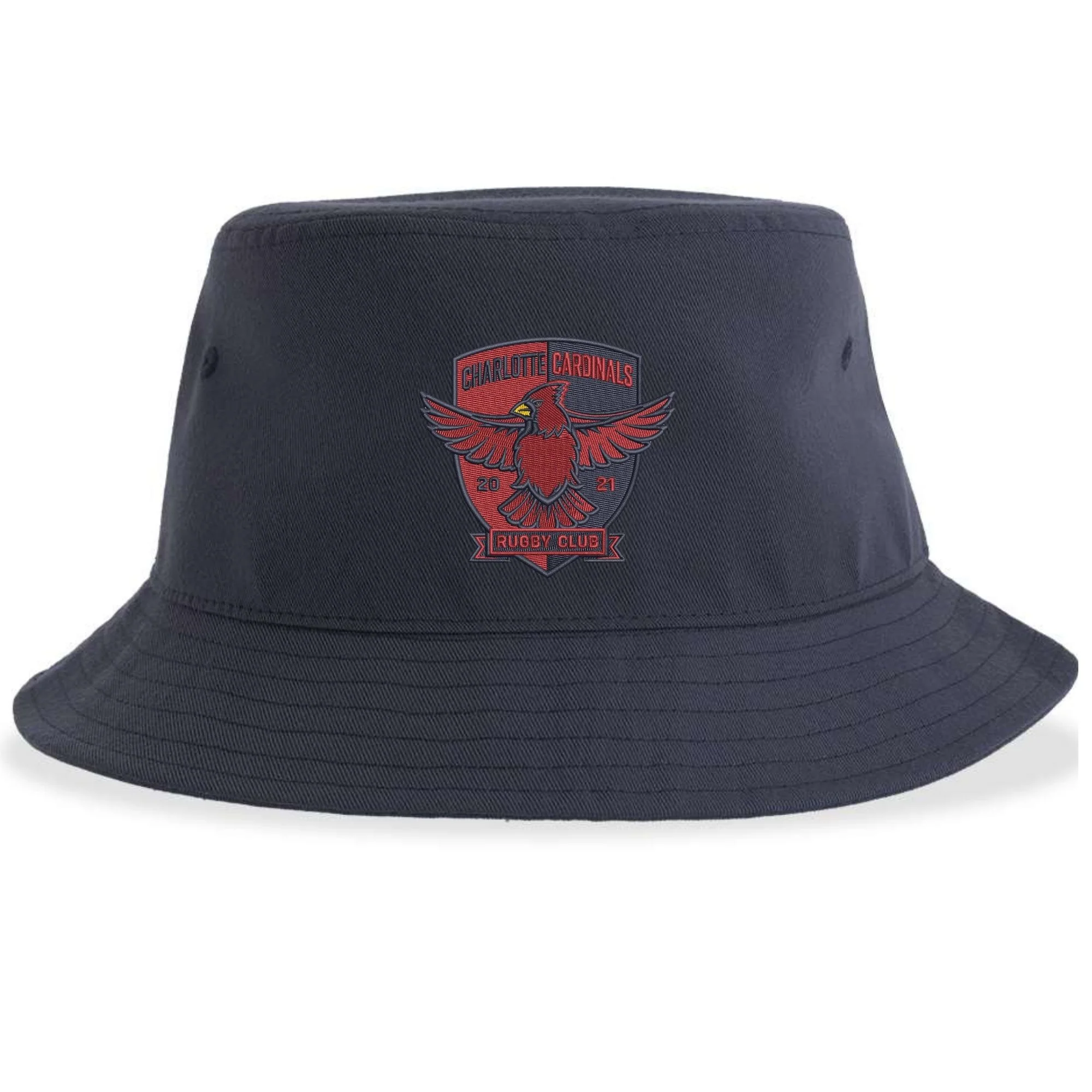 Charlotte Cardinals Rugby Sustainable Bucket Hat