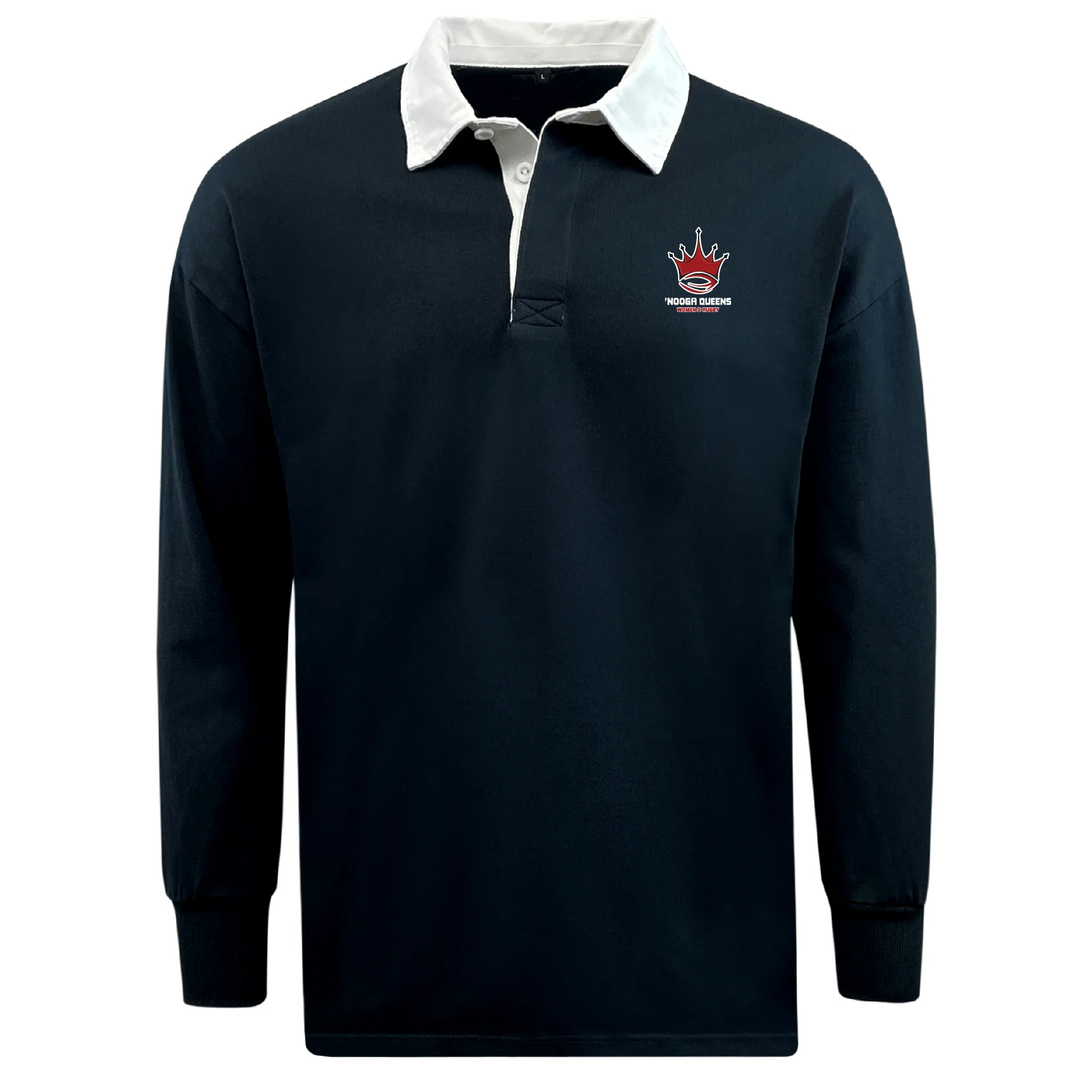 Chattanooga Queens Rugby Classic Long Sleeve Solid Rugby Jersey