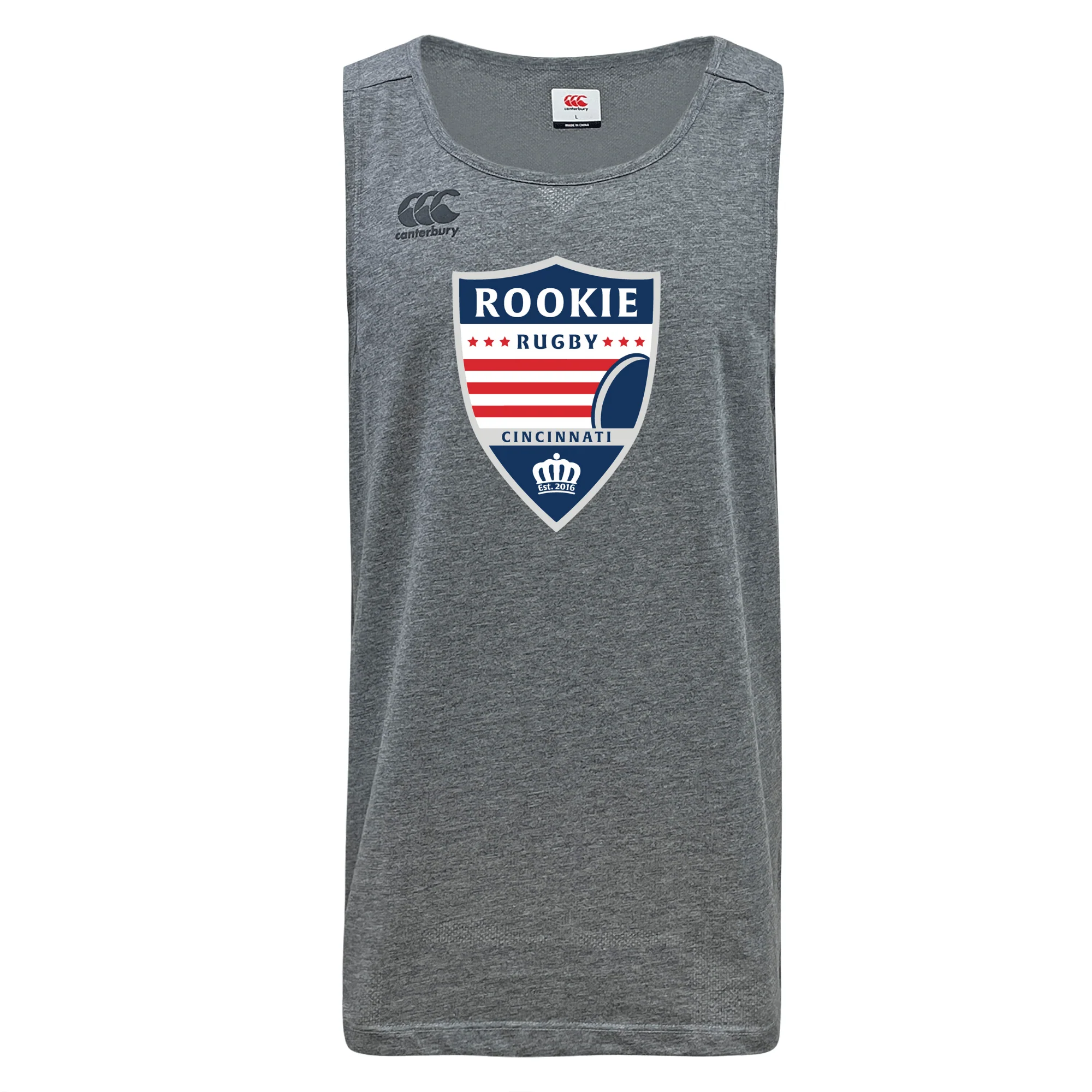 Cincinnati Rookie Rugby Tempo Vapodri Singlet by Canterbury