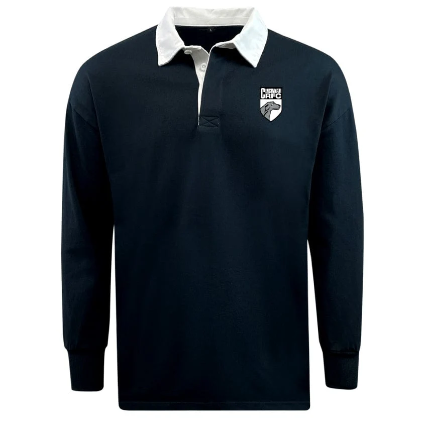 Cincinnati Wolfhounds Classic Long Sleeve Solid Rugby Jersey