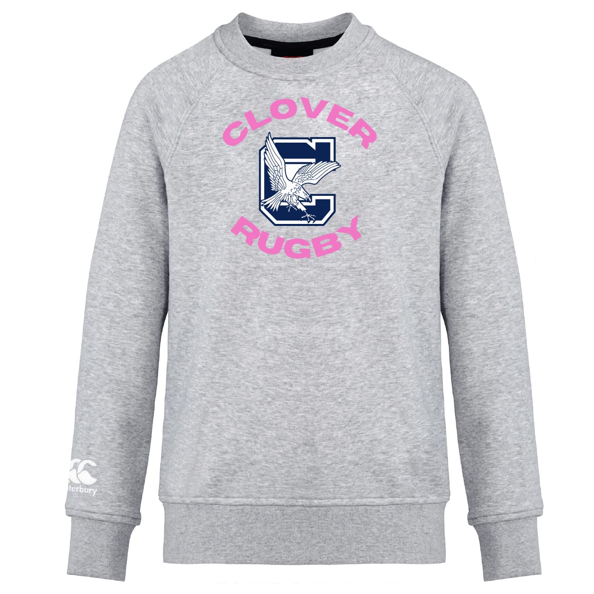 Clover Middle Girls Club Crew Sweatshirt by Canterbury