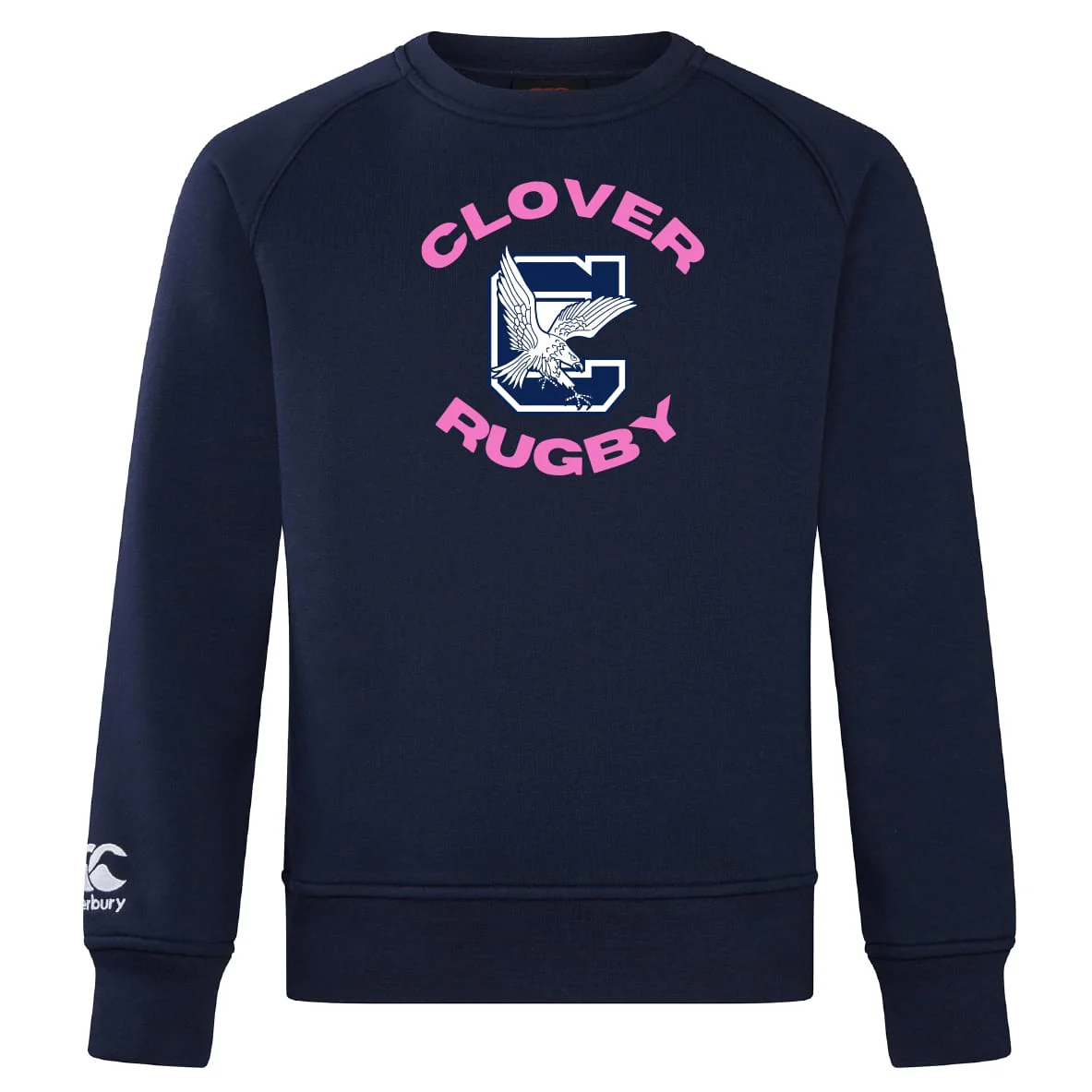 Clover Middle Girls Club Crew Sweatshirt by Canterbury - Image 2