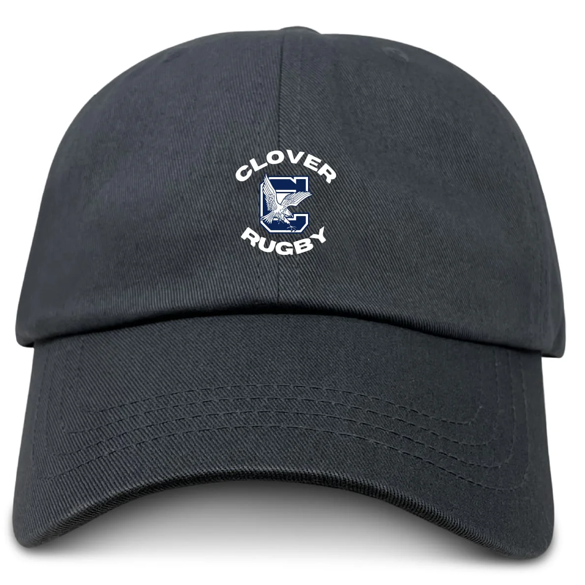 Clover Middle School Adult Low-Profile Cotton Twill Dad Cap - Image 2