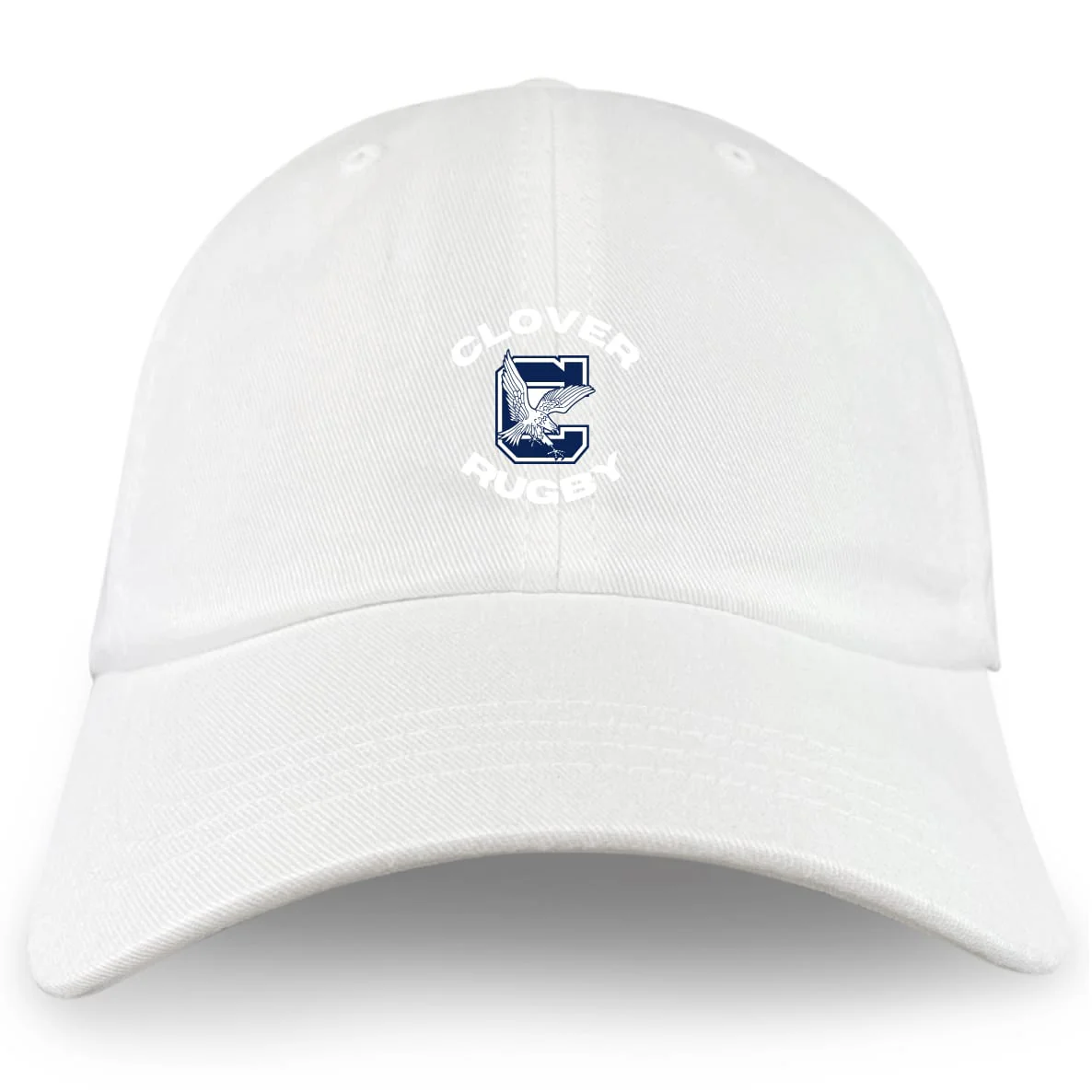 Clover Middle School Adult Low-Profile Cotton Twill Dad Cap - Image 3