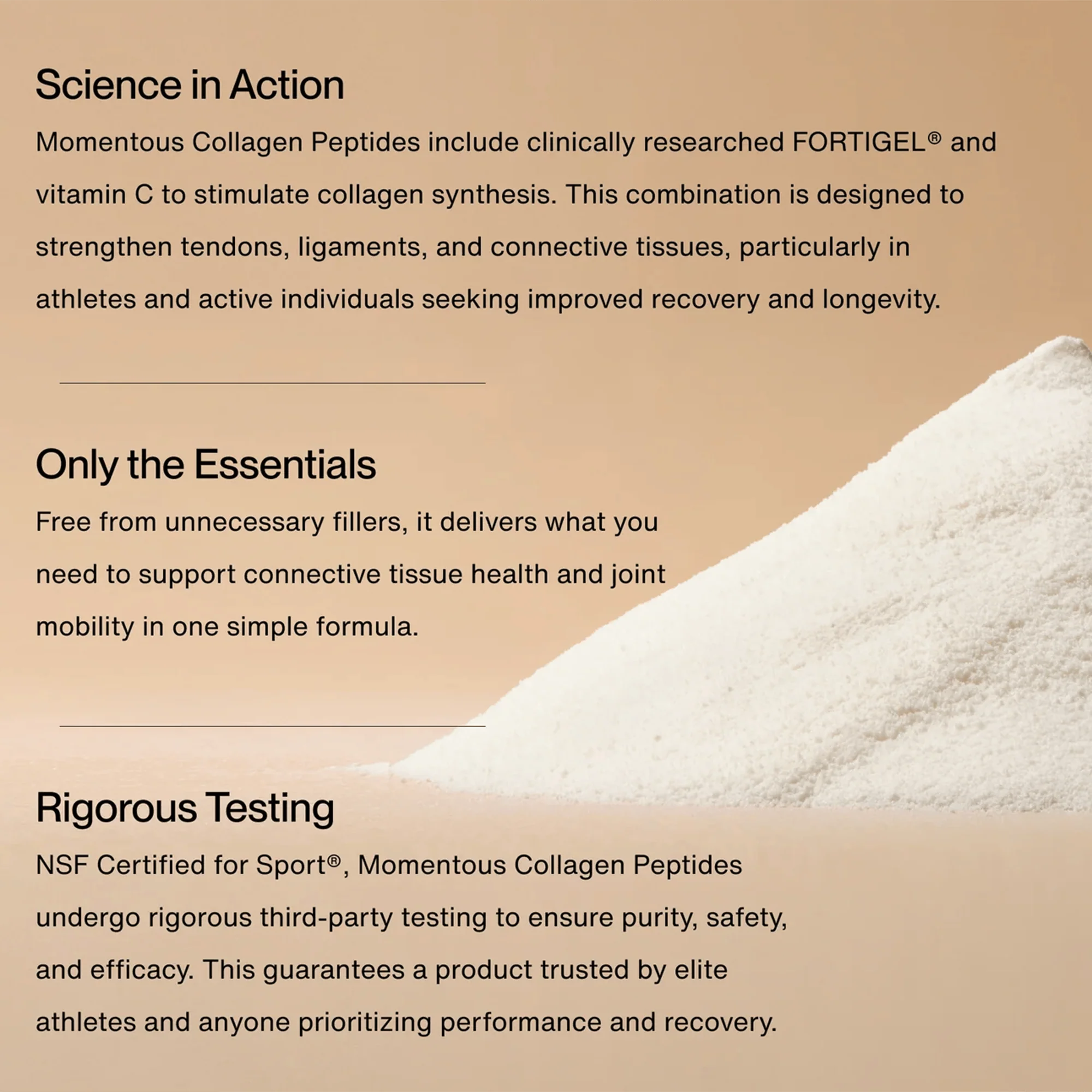Momentous COLLAGEN PEPTIDES 10-Pack Travel Pouches - Image 7