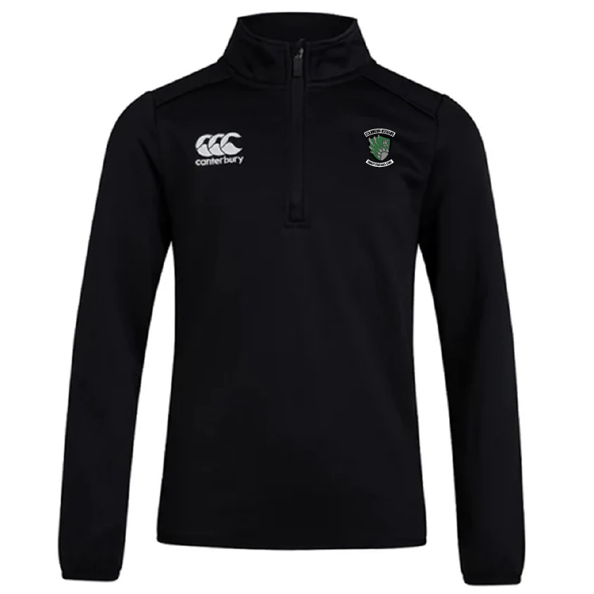 Columbus Kodiaks Full Color Logo Club 1/4 Zip Mid Layer Training Top by Canterbury