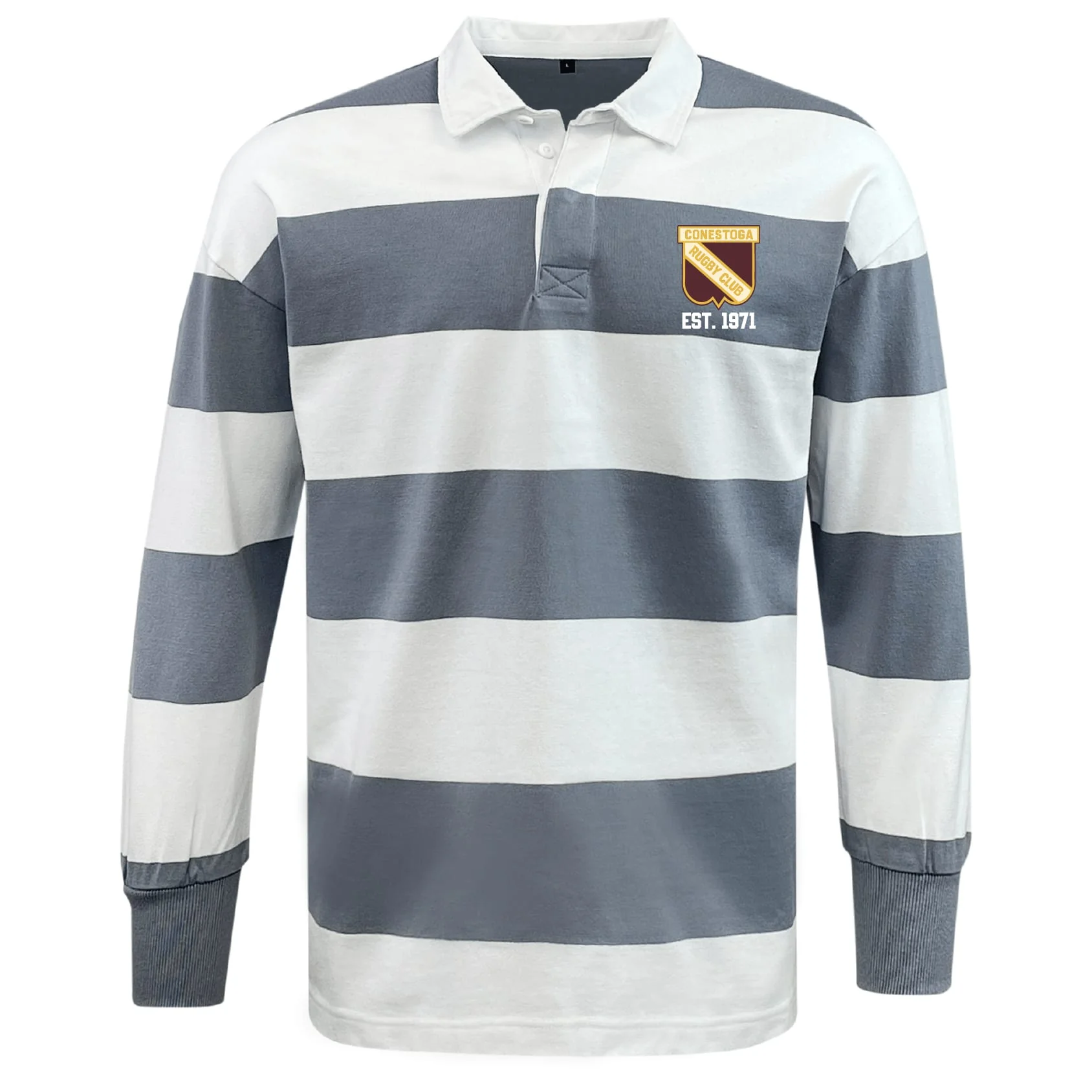 Conestoga Rugby Classic Long Sleeve Hooped Rugby Jersey