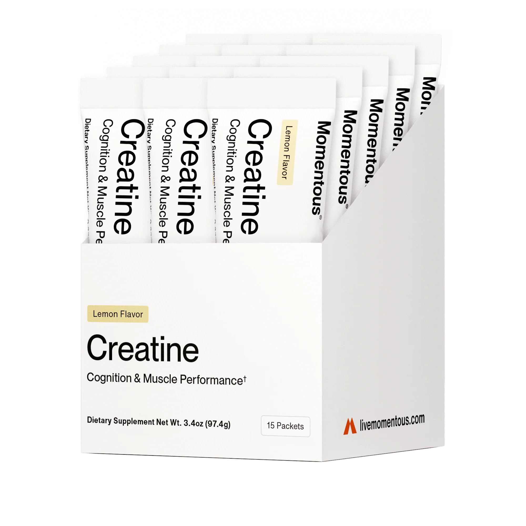 Momentous Creatine 15-Travel Packs