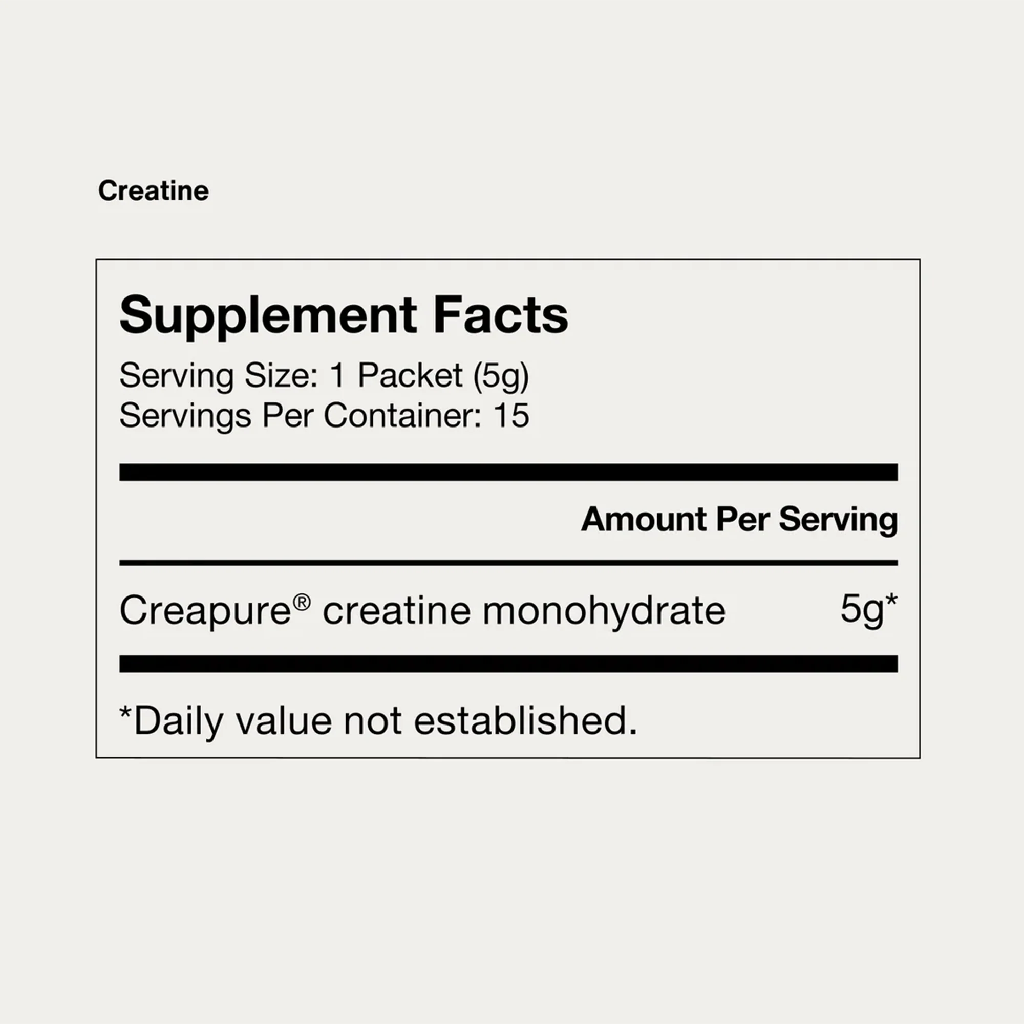 Momentous CREATINE - CREAPURE - Unflavored 15 Travel Packs - Image 2