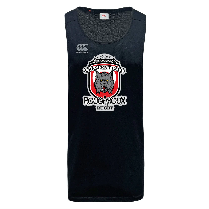 Crescent City Rougaroux Tempo Vapodri Singlet by Canterbury