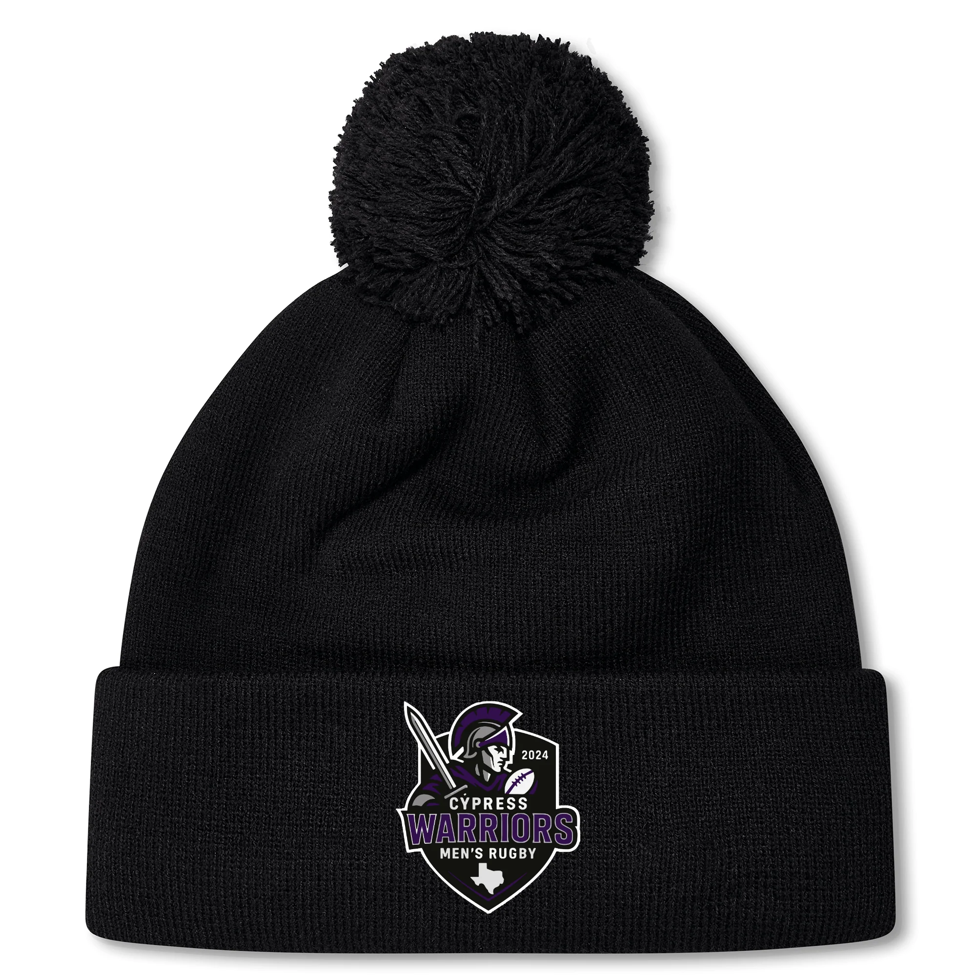 Cypress Warriors Men's Rugby Pom Pom Beanie by Canterbury