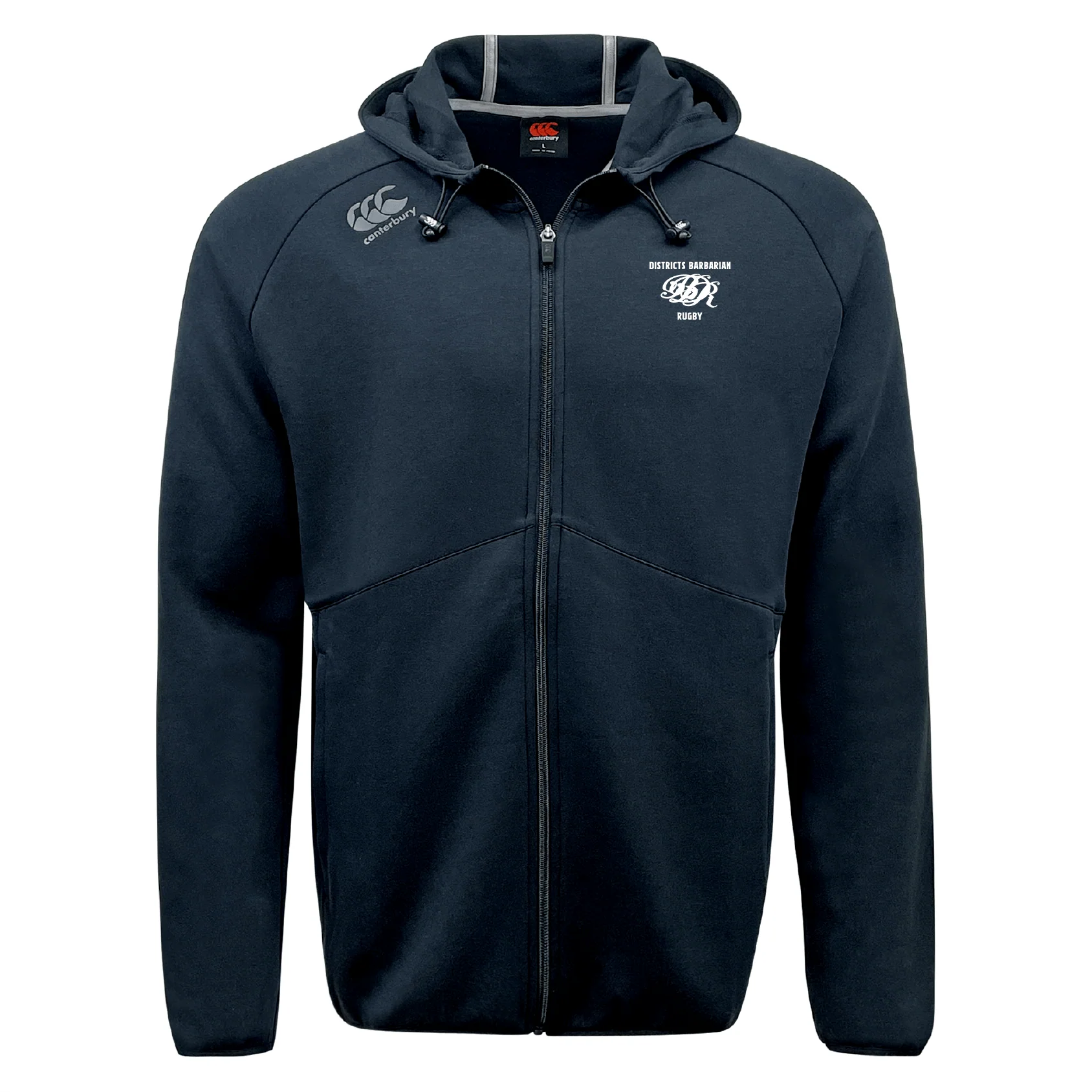 Districts Barbarian RFC Tempo Vapodri Full-Zip Hoodie by Canterbury