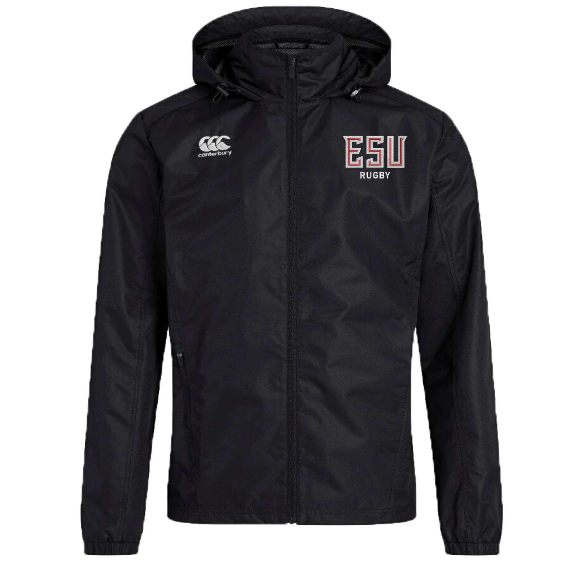 East Stroudsburg University Club Vaposhield Full Zip Rain Jacket by Canterbury
