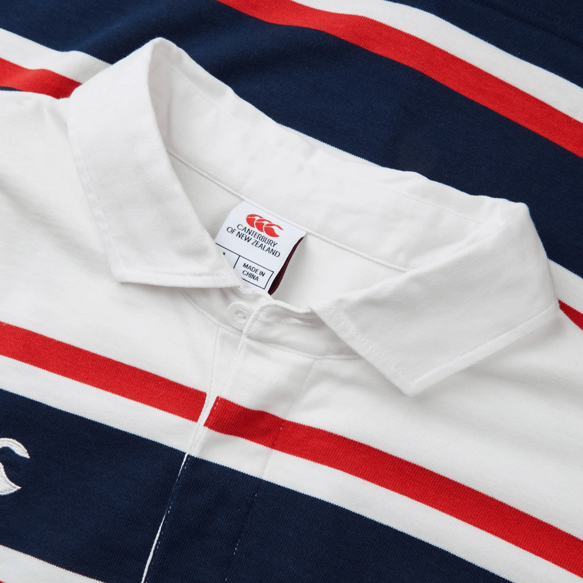 Canterbury Engineered Long Sleeve Striped Rugby Jersey - Image 3