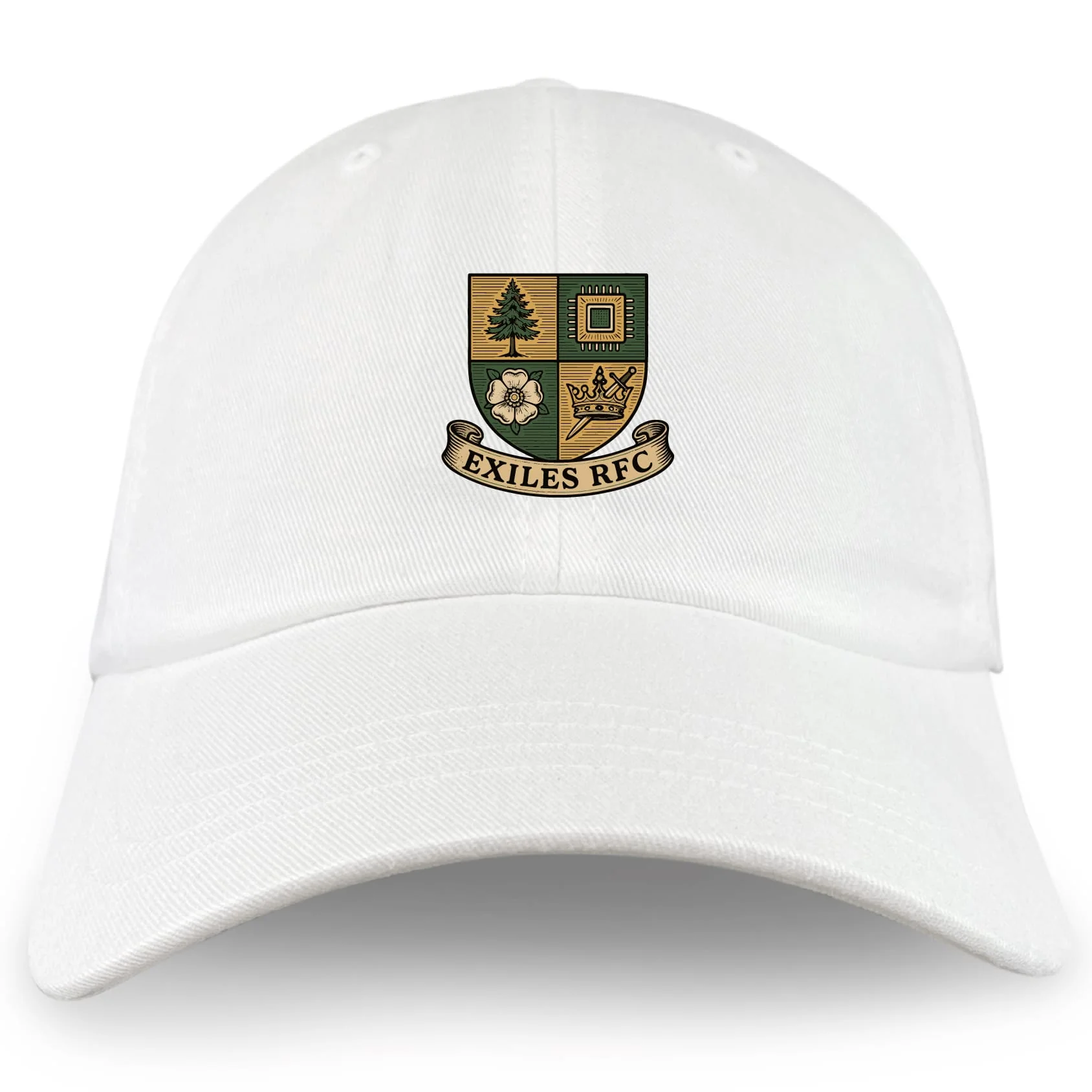 Exiles Rugby Football Club Adult Low-Profile Cotton Twill Dad Cap - Image 3