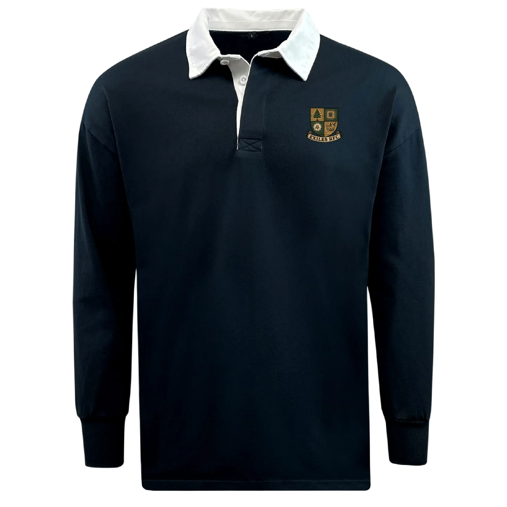 Exiles Rugby Football Club Classic Long Sleeve Solid Rugby Jersey