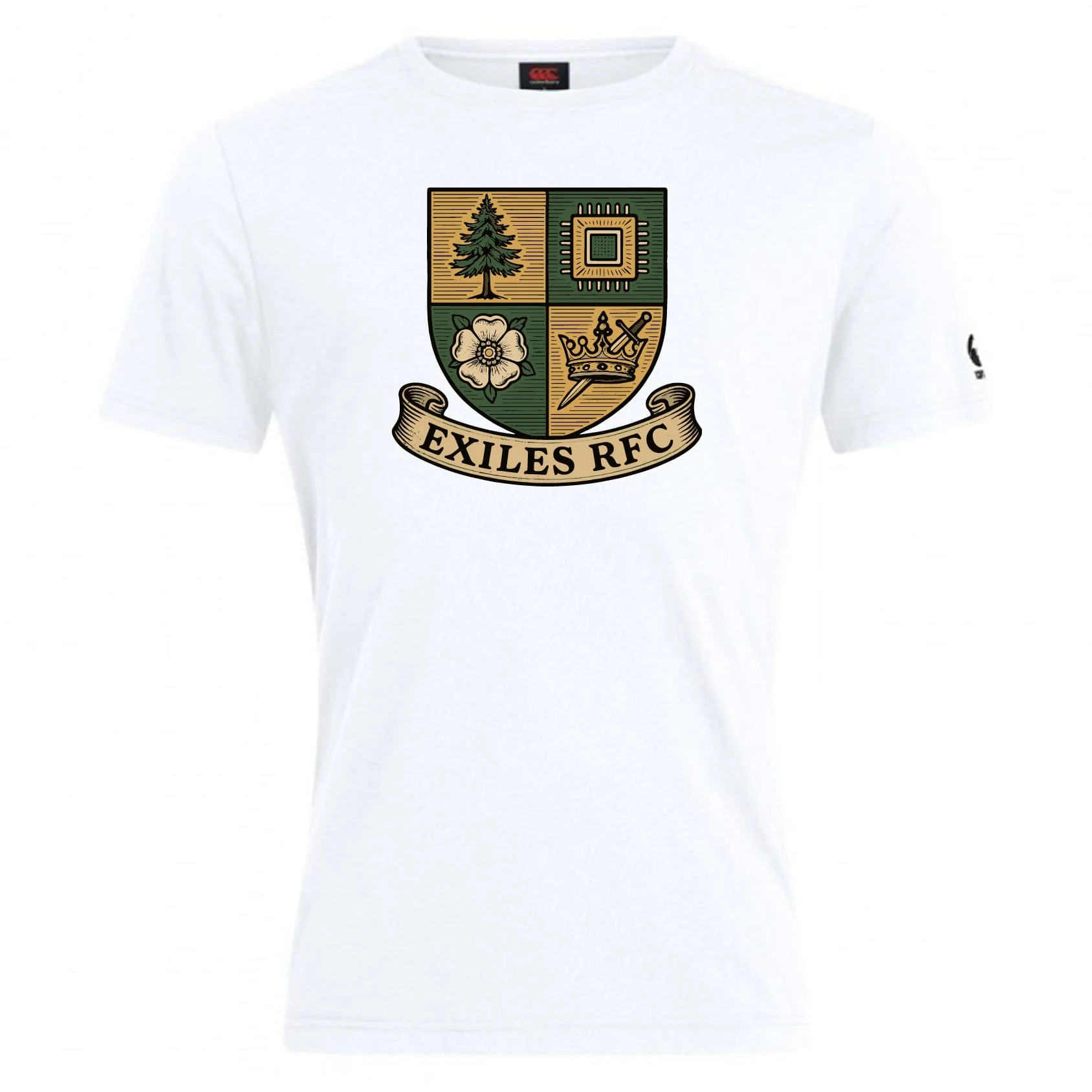 Exiles Rugby Football Club Club Plain Tee by Canterbury - Image 3