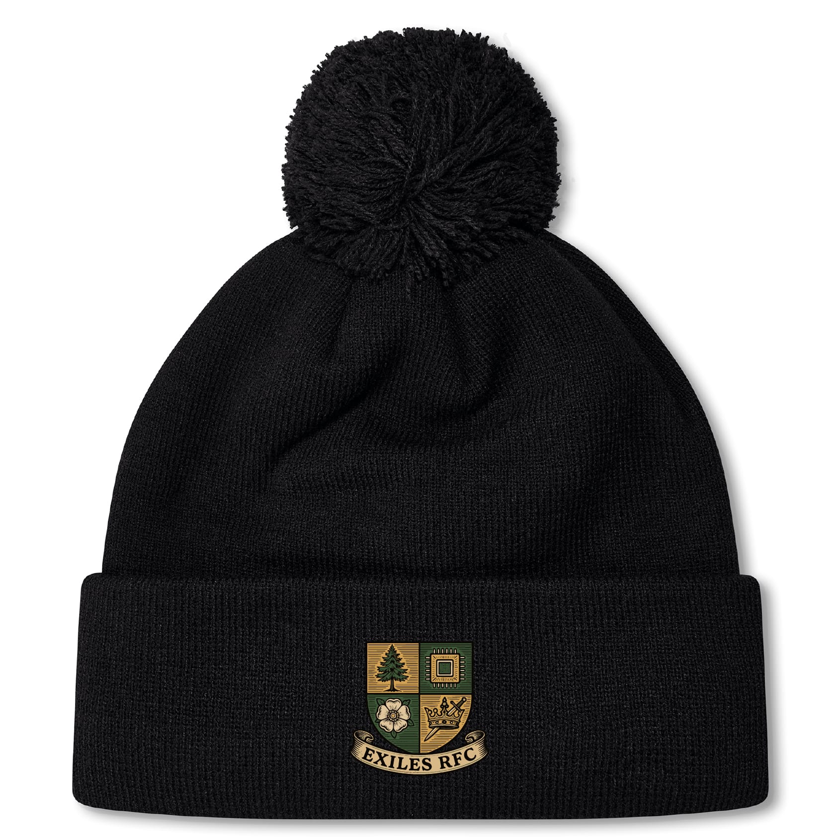 Exiles Rugby Football Club Pom Pom Beanie by Canterbury