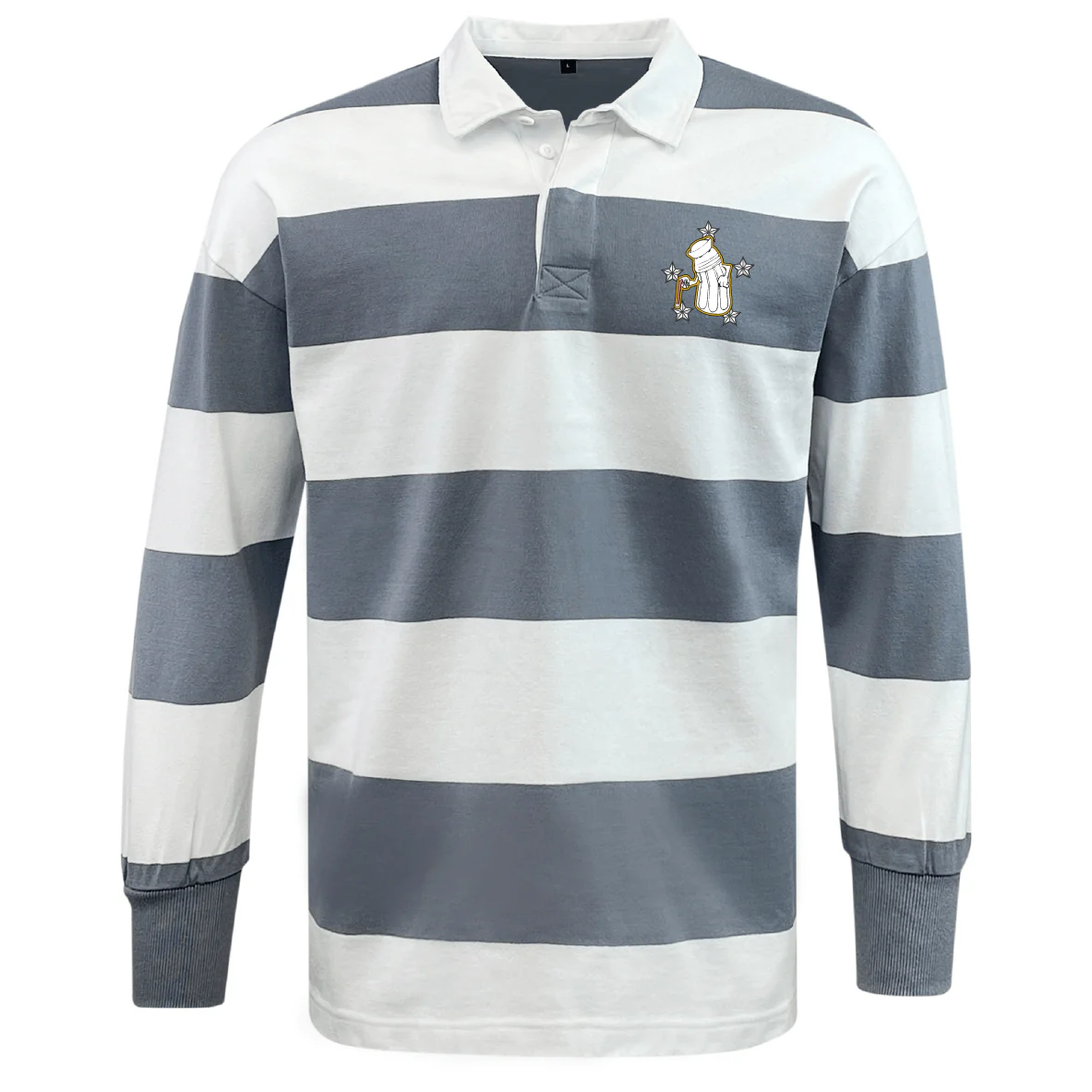 Five Star Rugby Classic Long Sleeve Hooped Rugby Jersey