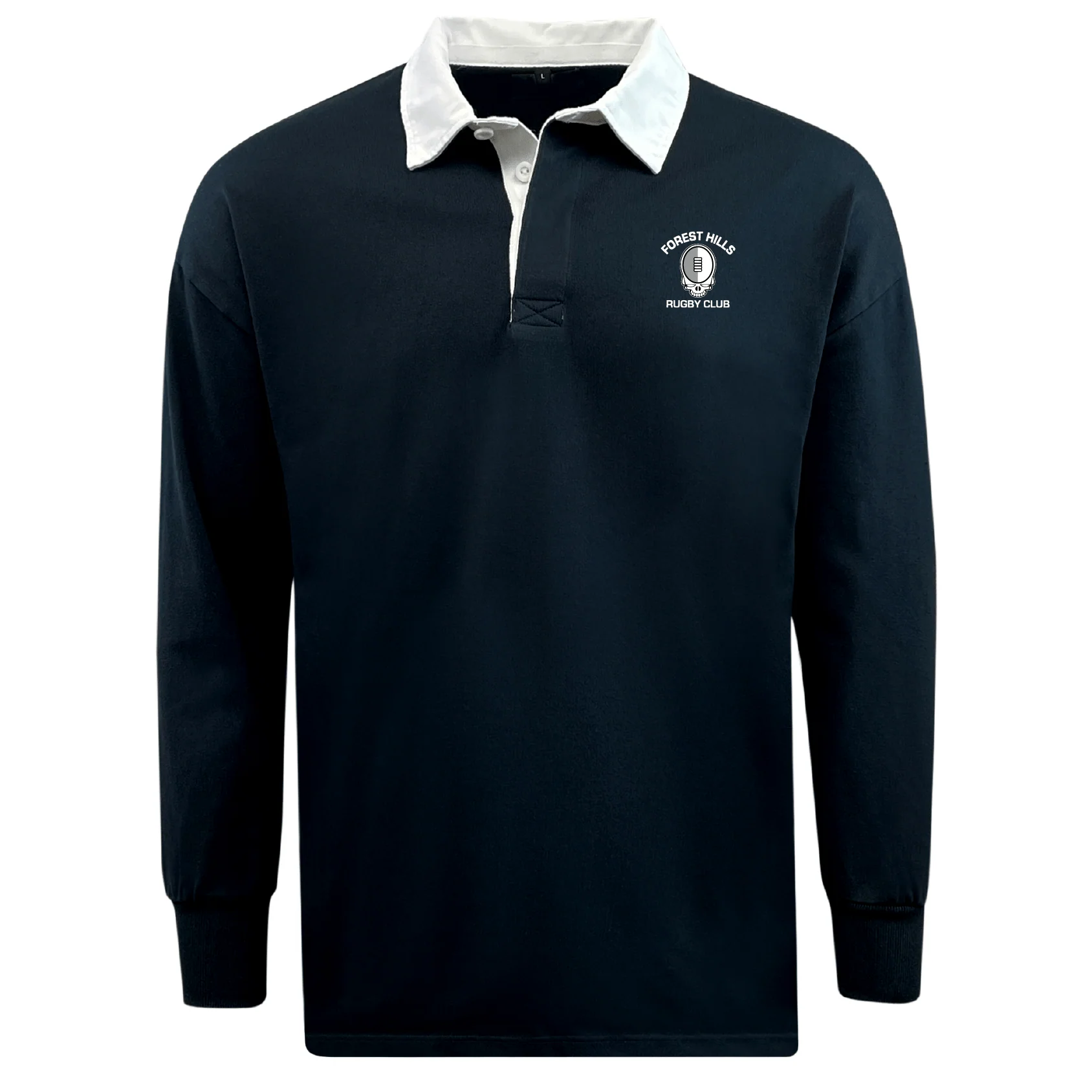Forest Hills Rugby Classic Long Sleeve Solid Rugby Jersey