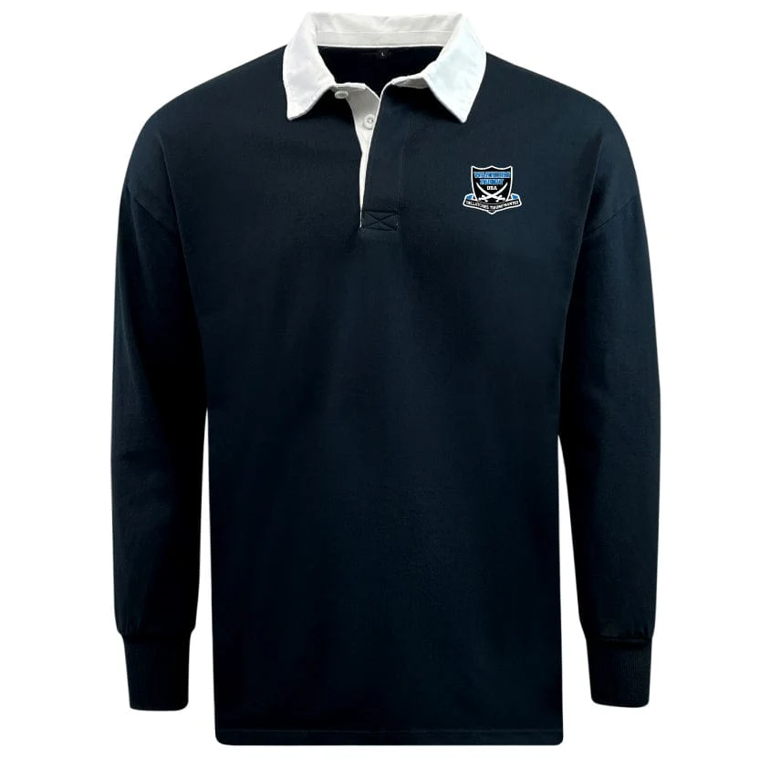 Fort Hunt Classic Long Sleeve Solid Rugby Jersey