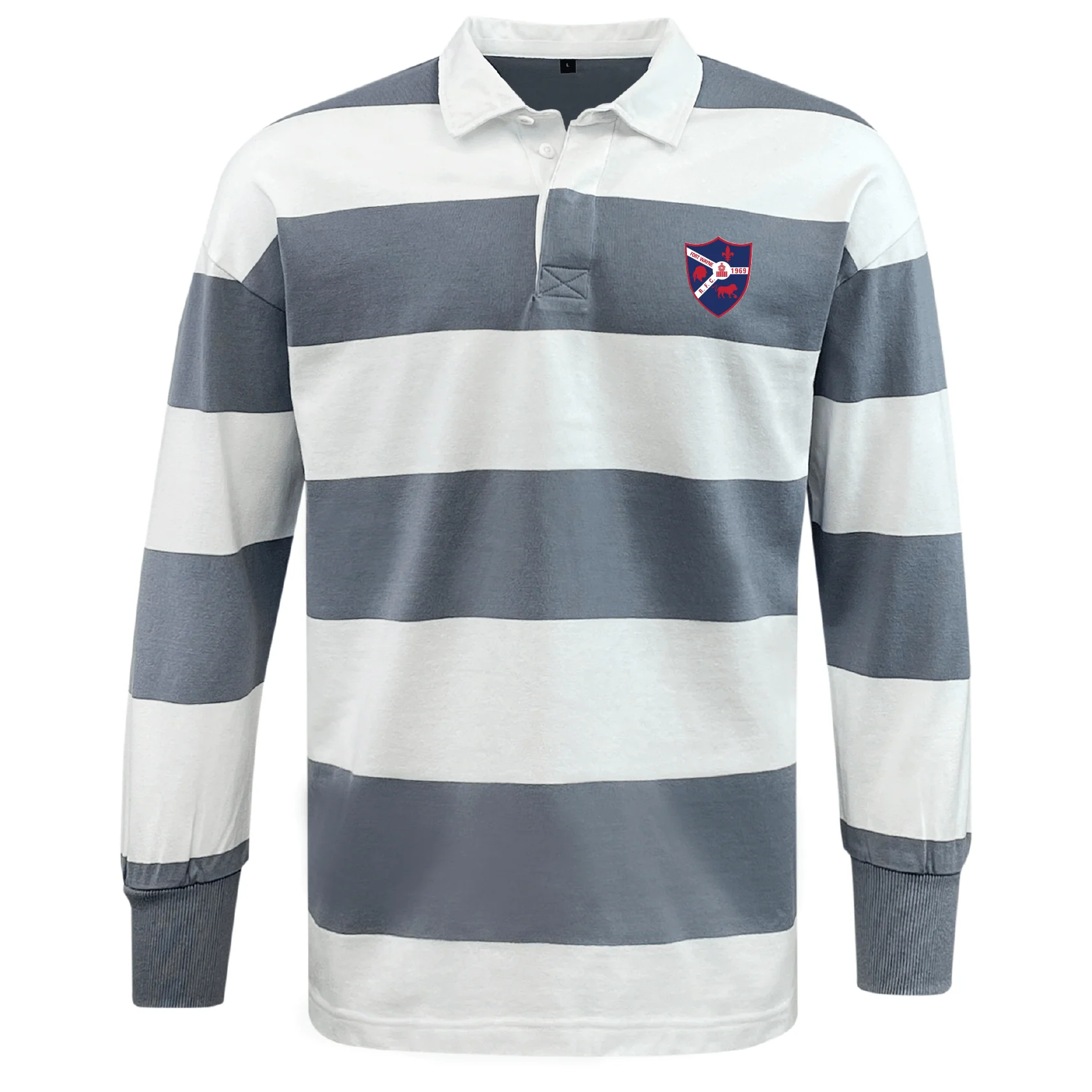 Fort Wayne Rugby Classic Long Sleeve Hooped Rugby Jersey