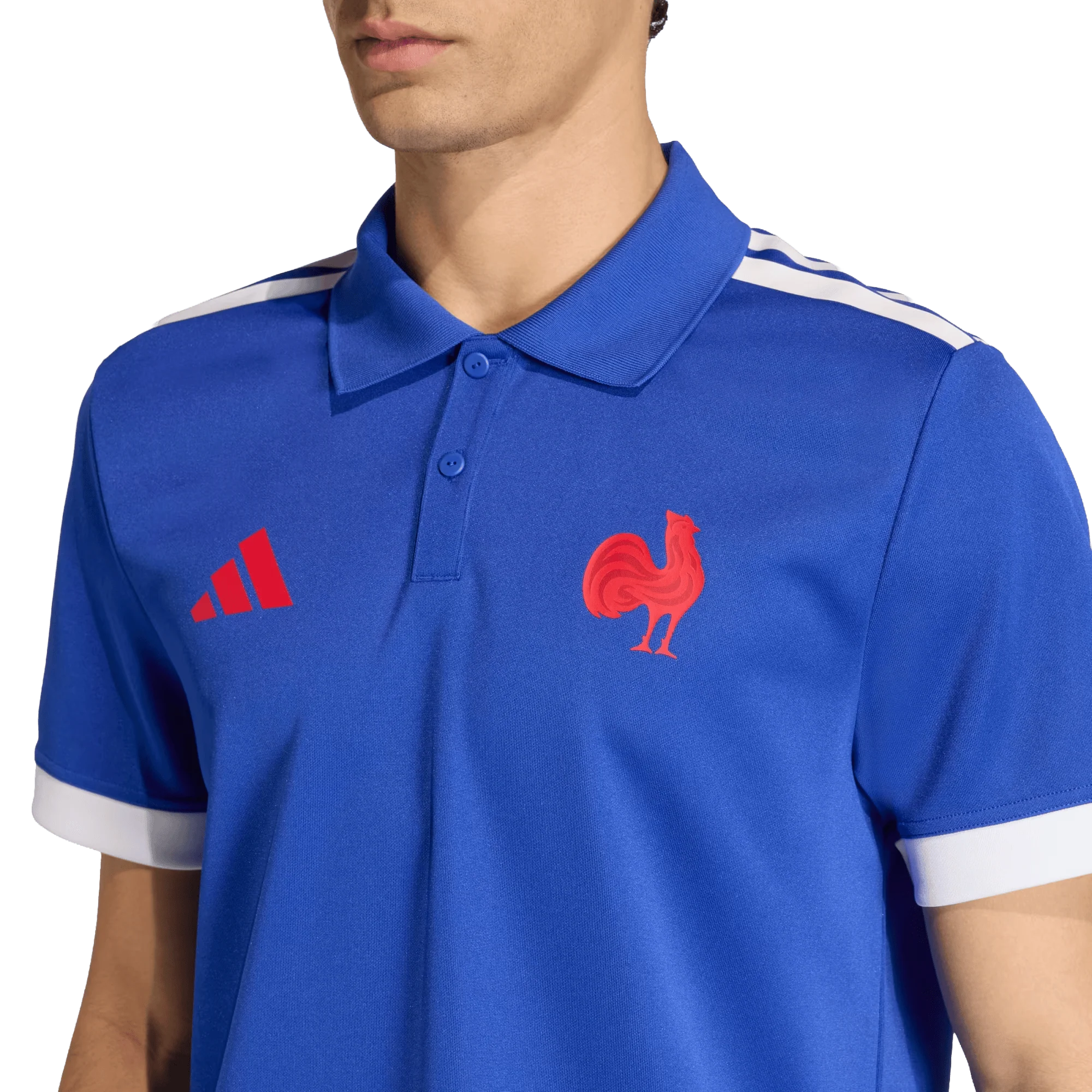 France FFR Home Supporters Replica Polo by adidas - Image 3