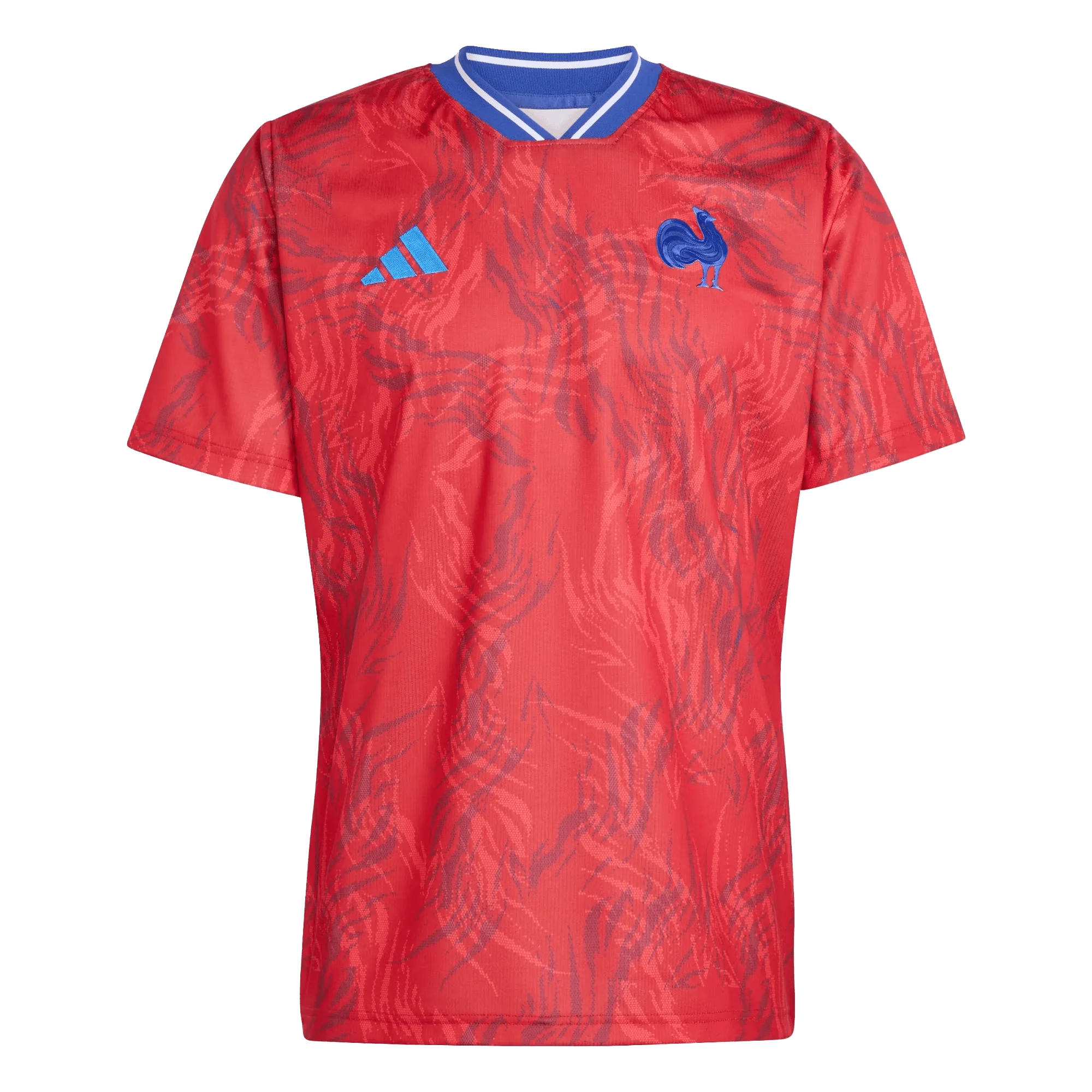 France Rugby Prematch Jersey by adidas