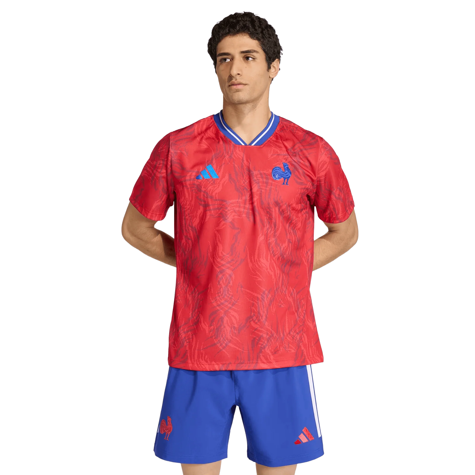 France Rugby Prematch Jersey by adidas - Image 4