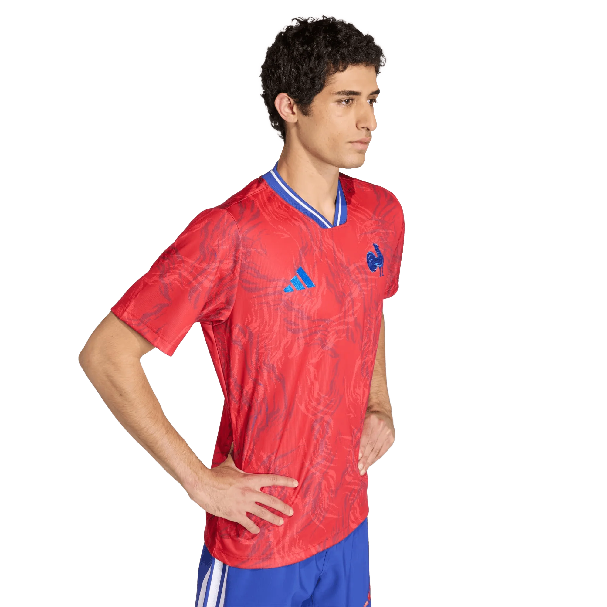 France Rugby Prematch Jersey by adidas - Image 5