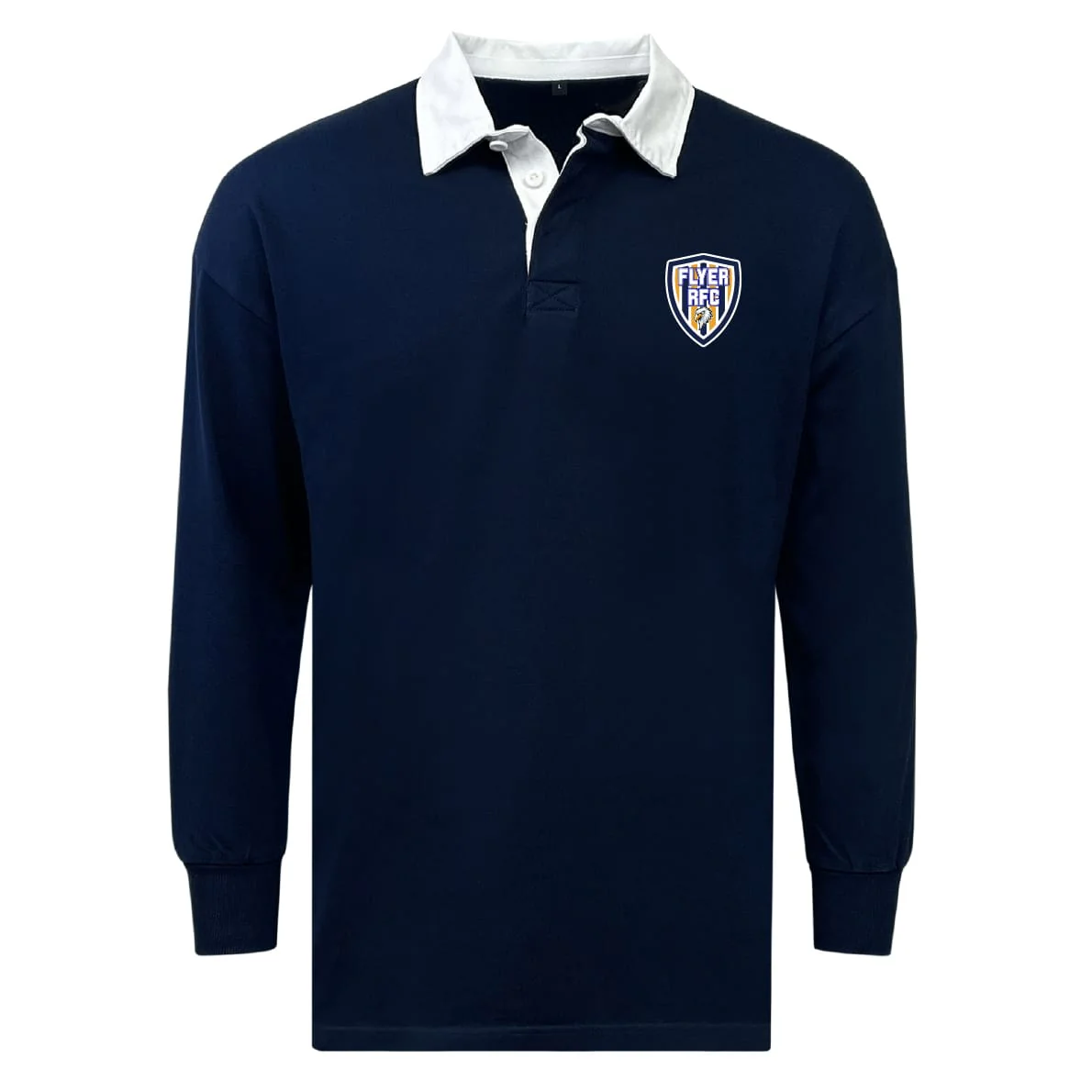 Franklin County High School Rugby Classic Long Sleeve Solid Rugby Jersey